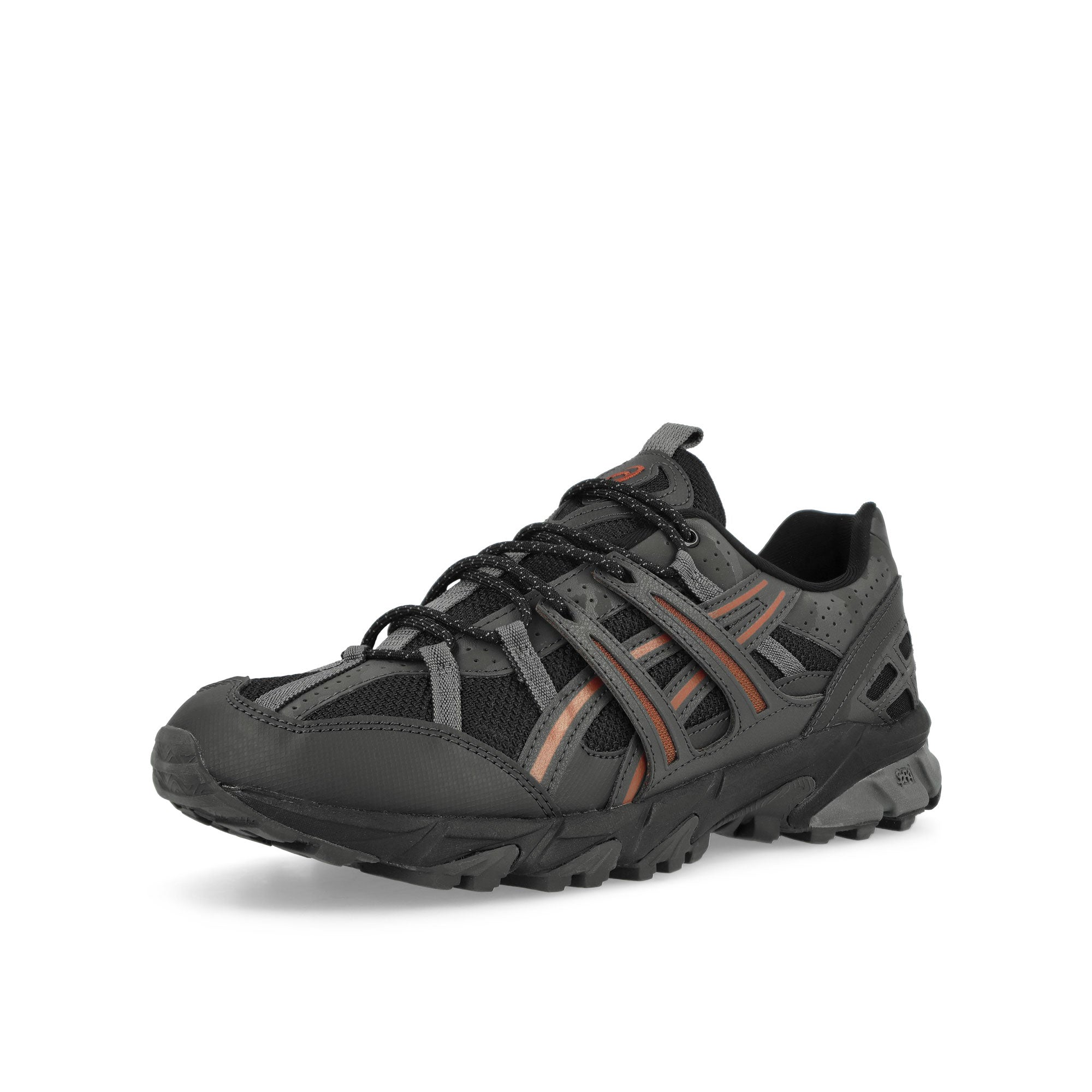 Asics Gel-Sonoma 15-50 Black / Rusty Brown Low Top Sneakers Close Up | Overkill