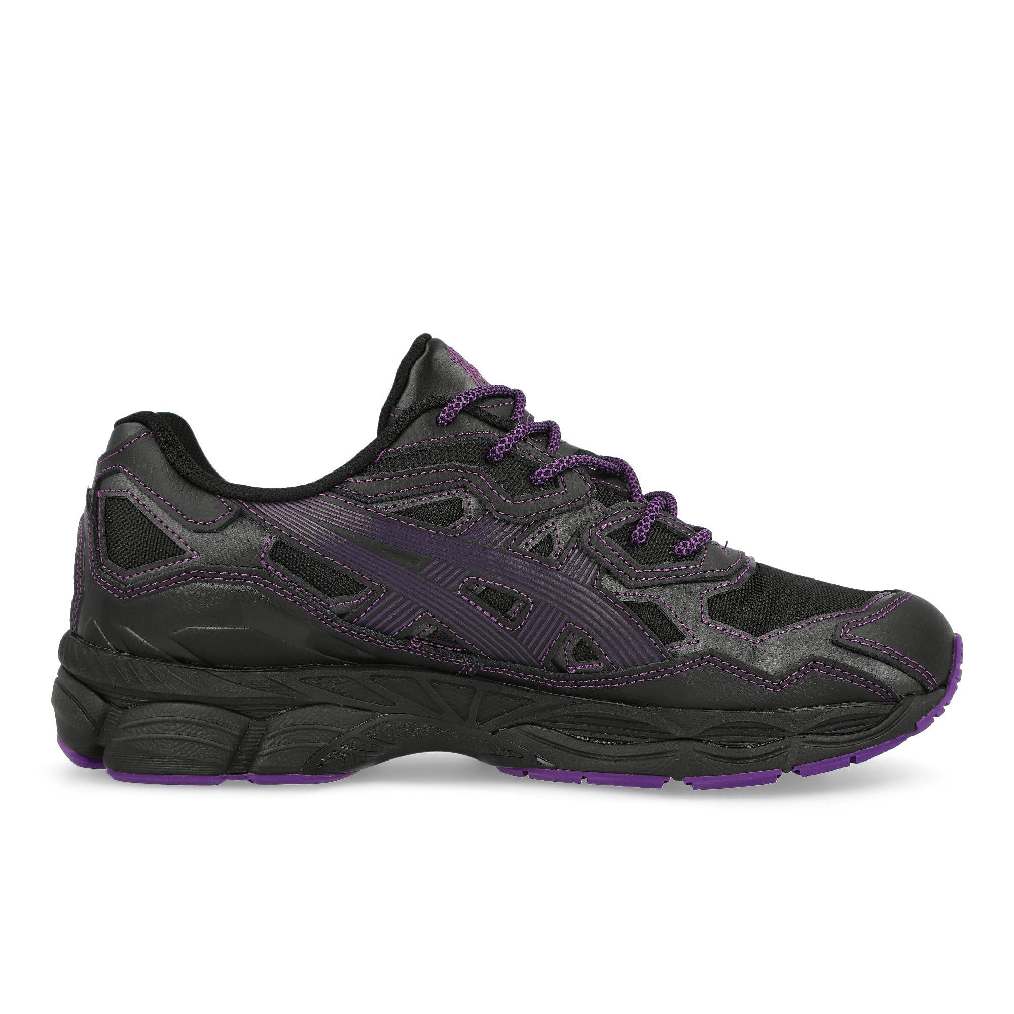 Asics GEL-NYC Black / Purple Low Top Sneakers Silhouette | Overkill
