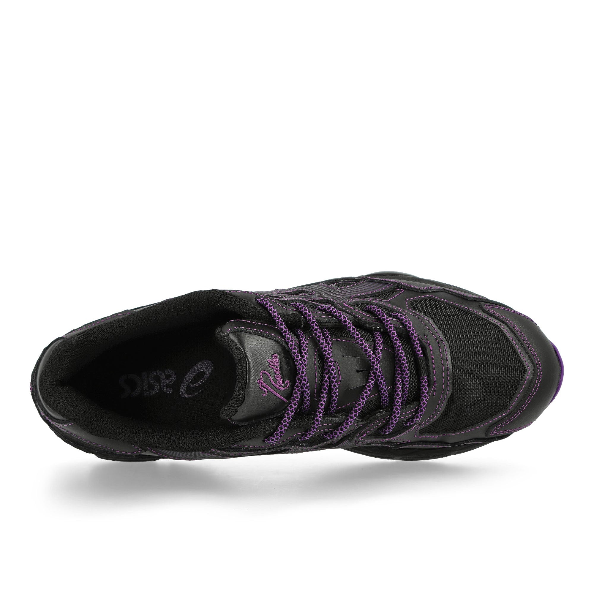Asics GEL-NYC Black / Purple Low Top Sneakers Detail View 1 | Overkill