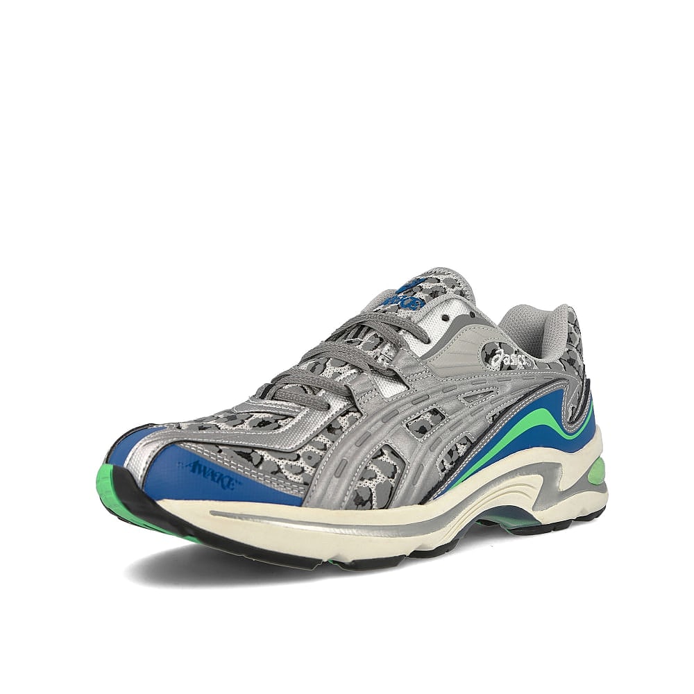 Asics Awake NY x Asics Gel Preleus Cool Grey-Silver Low Top Sneakers Close Up | Overkill