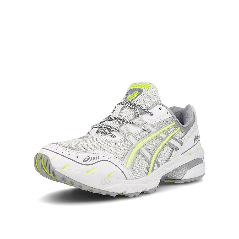 Asics gel-1090 White-Pure Silver Low Top Sneakers Close Up | Overkill