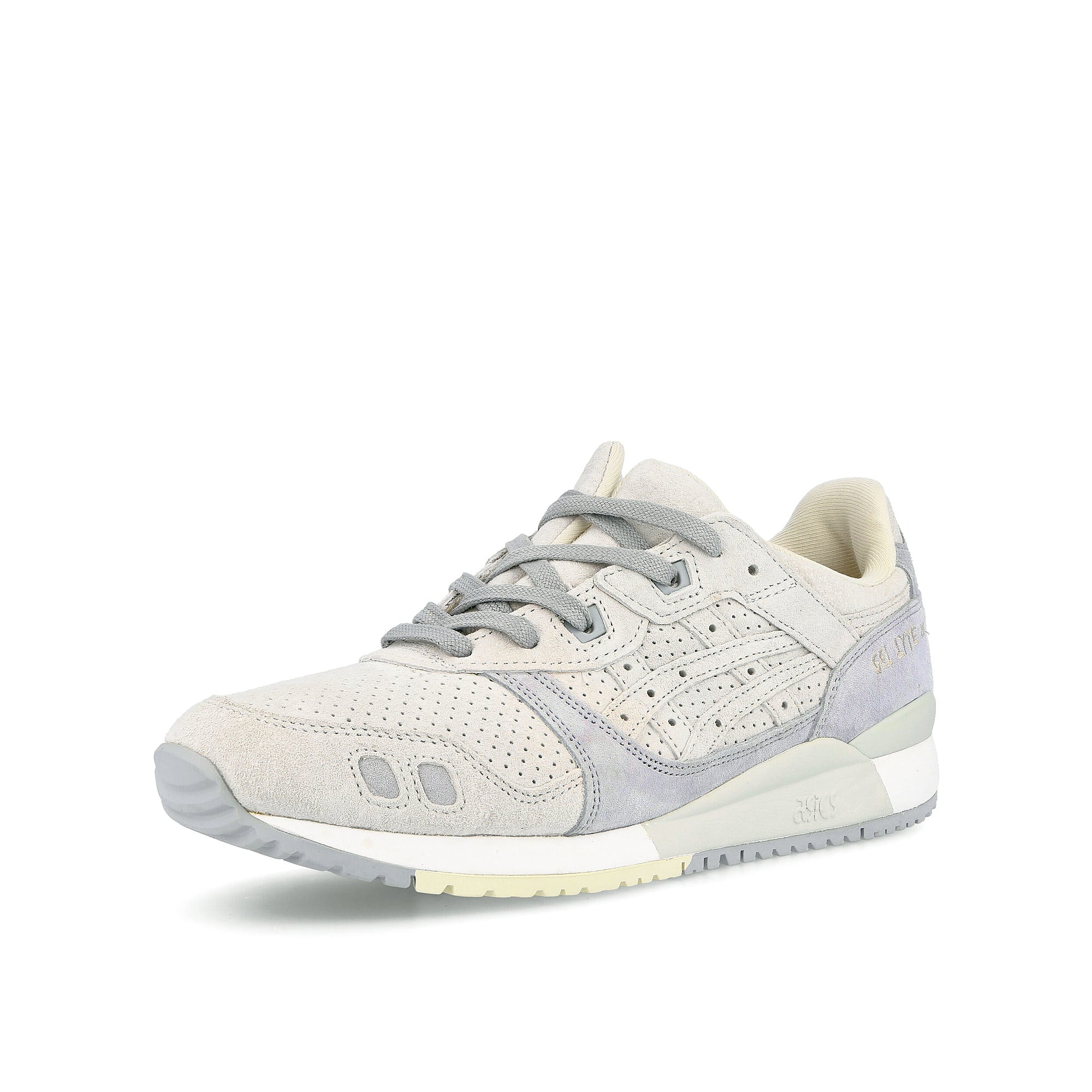 Asics gel lyte iii og Glacier Grey-Piedmont Grey Low Top Sneakers Close Up | Overkill