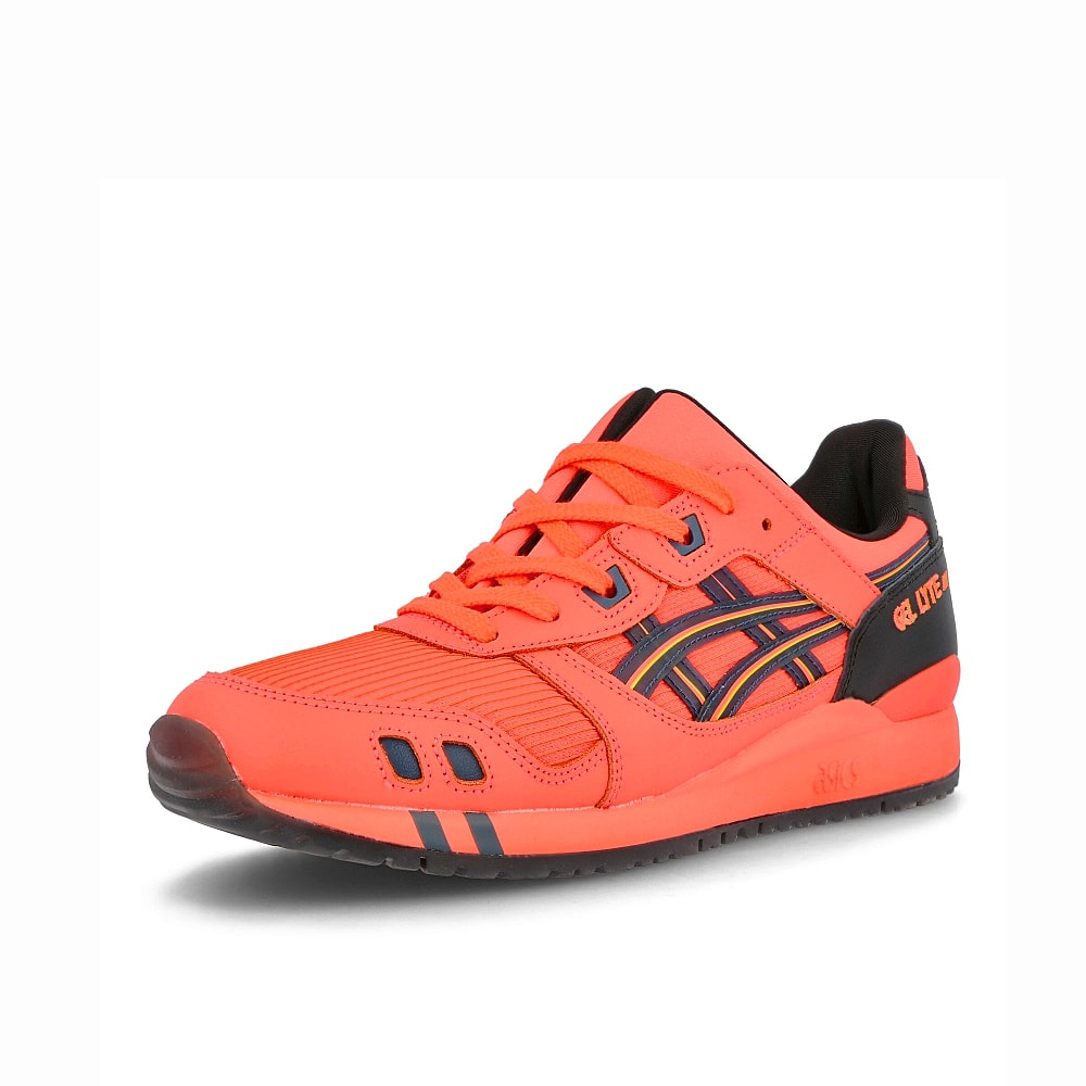 Asics gel lyte iii og Sunrise Red-Sunrise Red Low Top Sneakers Close Up | Overkill