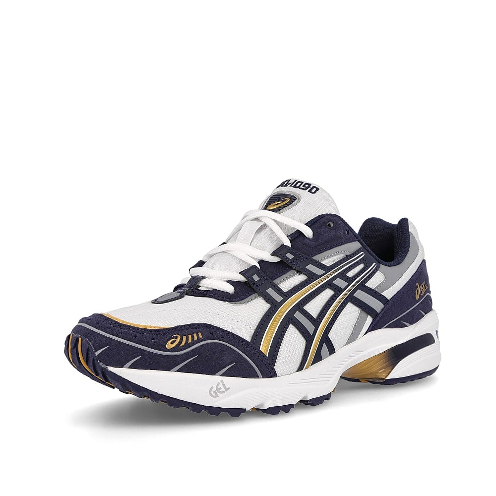 Asics gel-1090 White-Midnight Low Top Sneakers Close Up | Overkill