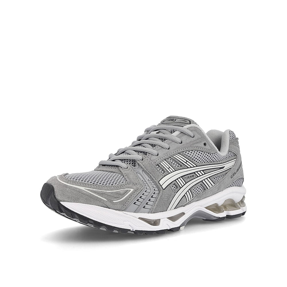 Asics gel-kayano 14 Piedmont Grey-Sheet Rock Low Top Sneakers Close Up | Overkill