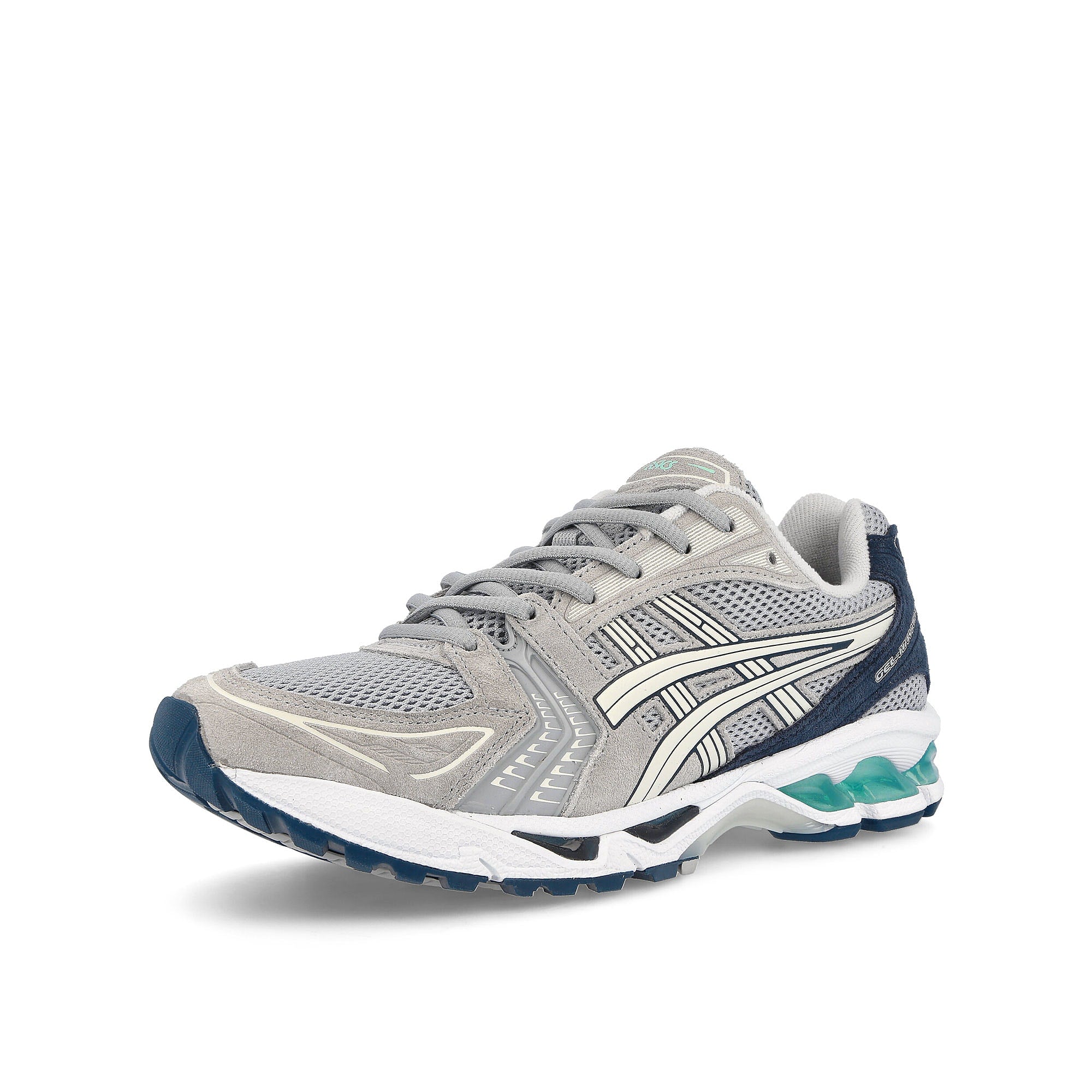 Asics gel-kayano 14 Piedmont Grey-Glacier Grey Low Top Sneakers Close Up | Overkill