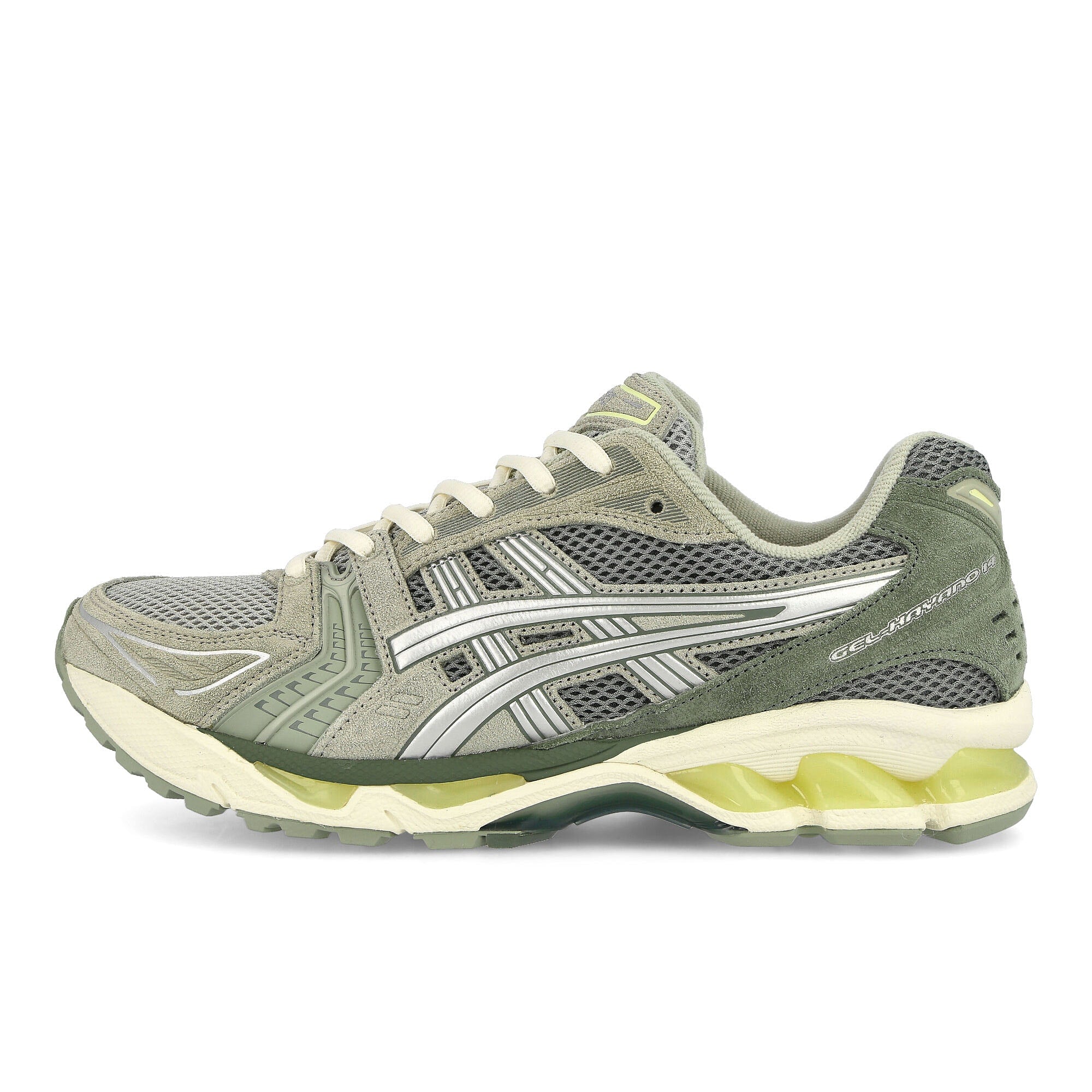 Asics Gel-Kayano 14 Olive Grey-Pure Silver Low Top Sneakers 1201A161-301 | Overkill