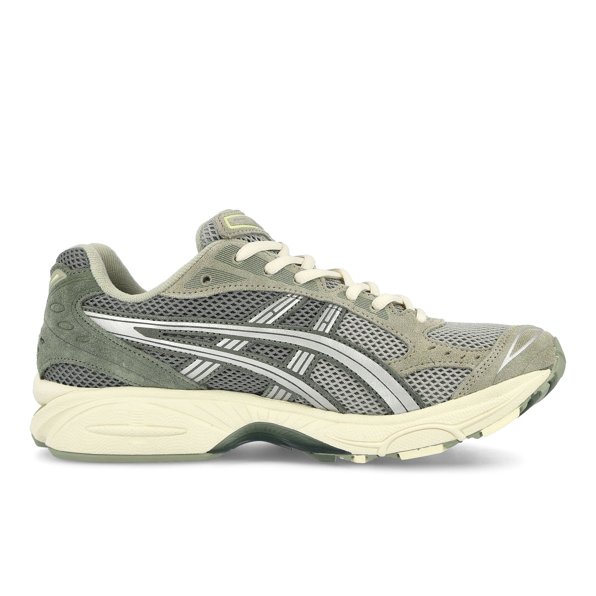 Asics Gel-Kayano 14 Olive Grey-Pure Silver Low Top Sneakers Silhouette | Overkill