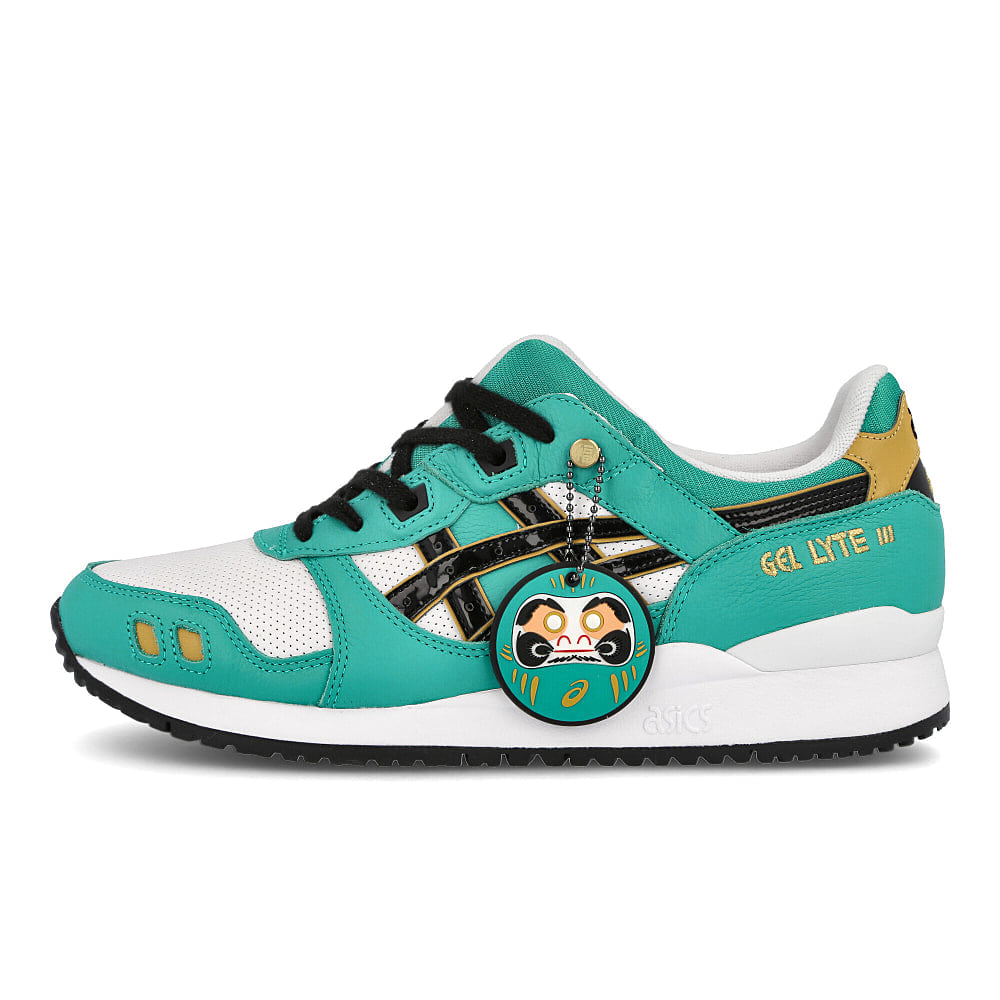 Asics gel lyte iii og daruma doll Baltic Jewel-Black Low Top Sneakers 1201A180-300 | Overkill