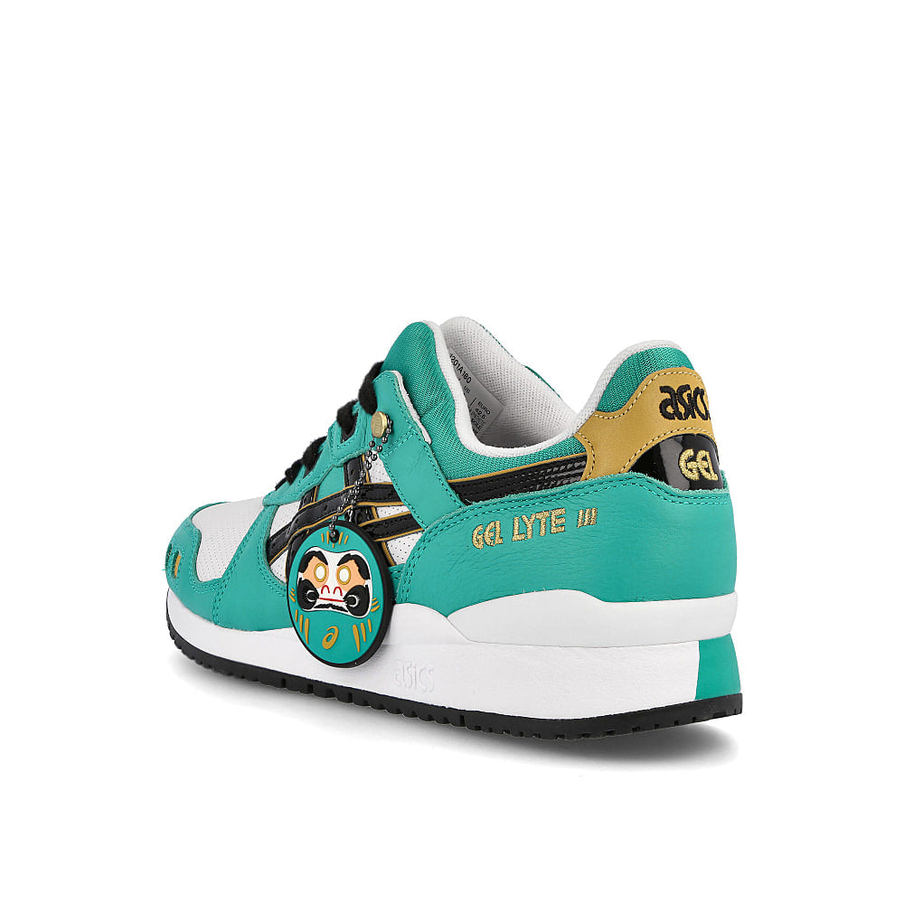 Asics gel lyte iii og daruma doll Baltic Jewel-Black Low Top Sneakers Material | Overkill