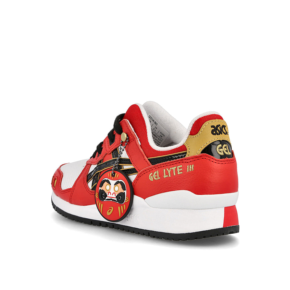 Asics gel lyte iii og daruma doll Classic Red-Black Low Top Sneakers Material | Overkill