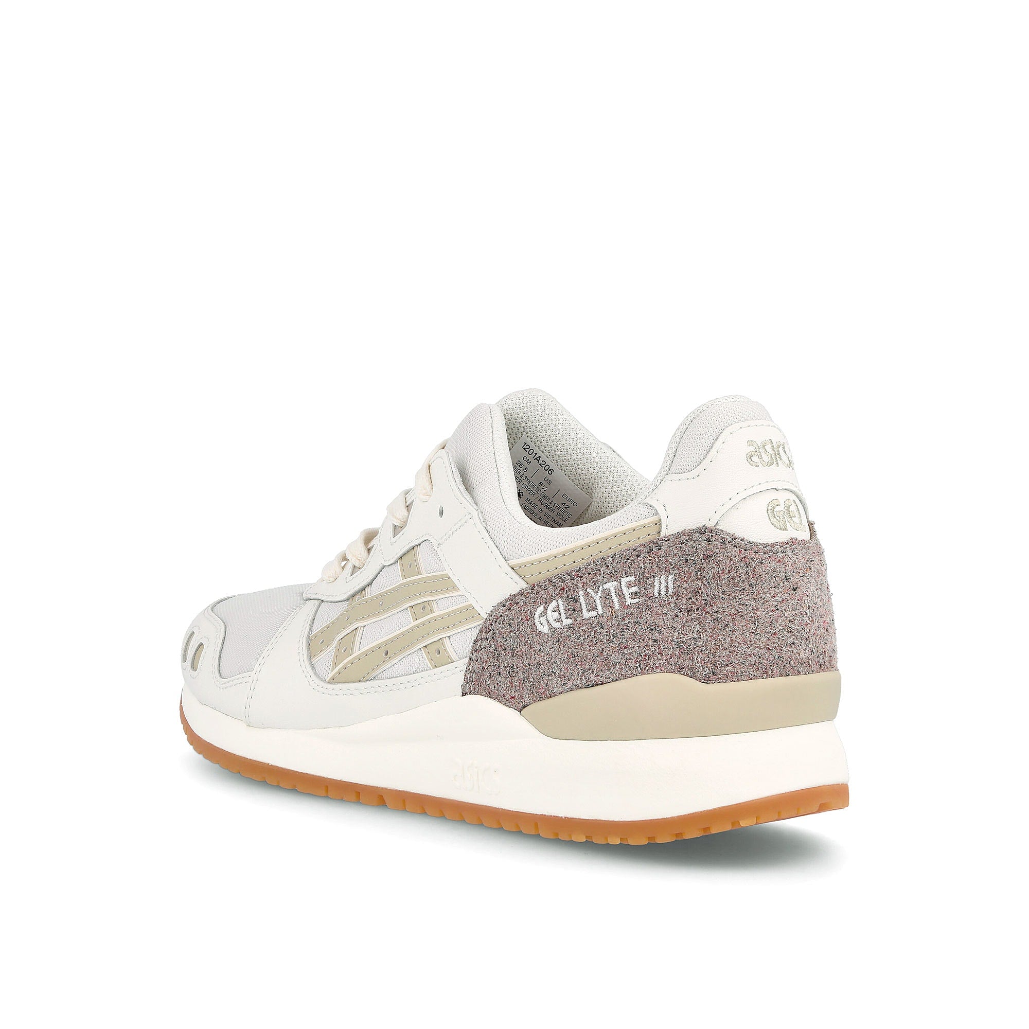 Asics gel lyte iii og earth day Cream-Putty Low Top Sneakers Material | Overkill