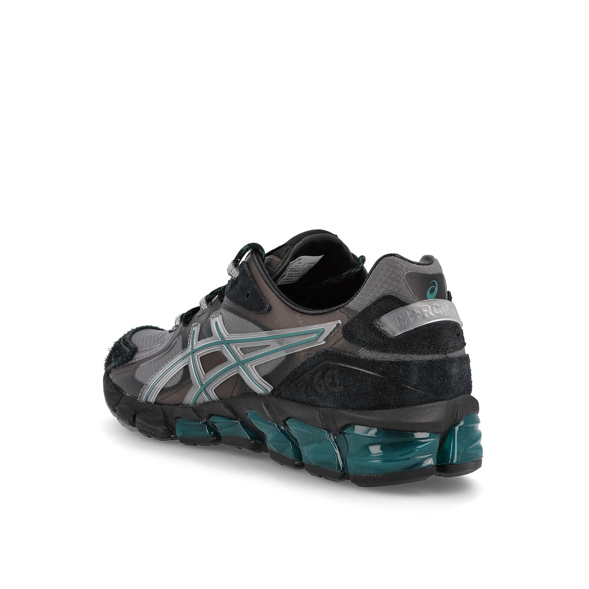 Asics M+RC Noir x Asics Gel-Quantum 180 Graphite Grey / Graphite Grey Close-up | Overkill