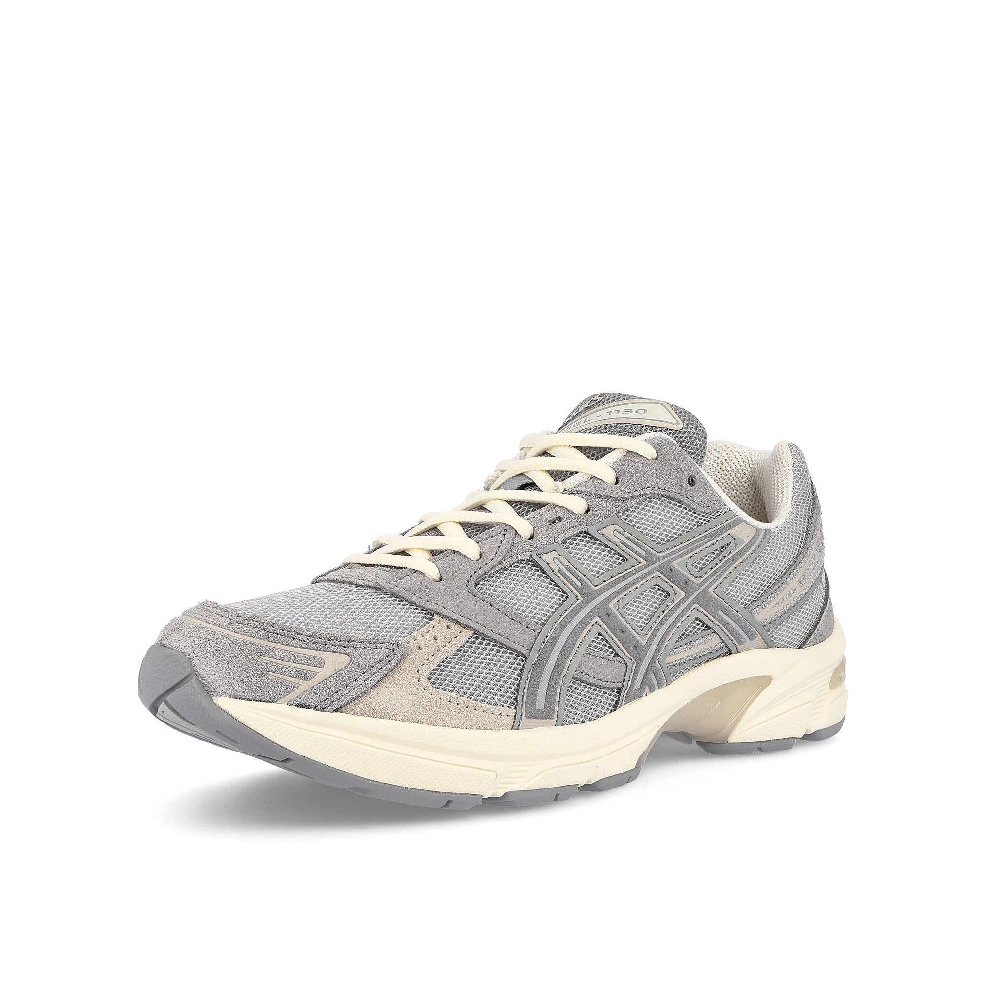 Asics Gel-1130 Piedmont Grey-Sheet Rock Low Top Sneakers Close Up | Overkill
