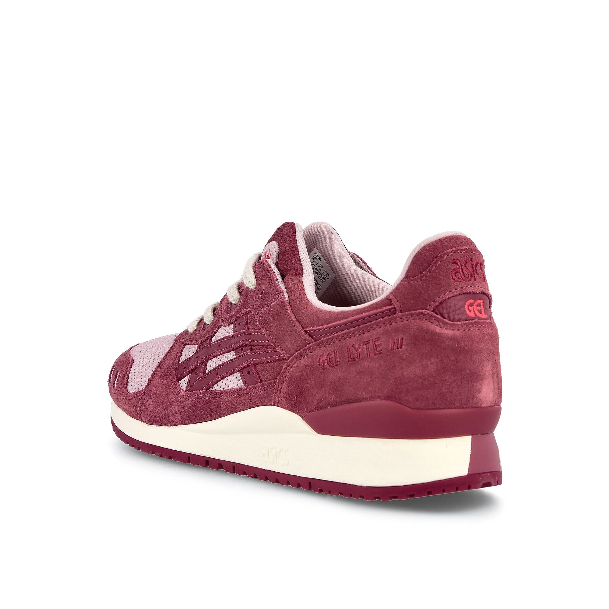Asics gel lyte iii og Watershed Rose / Beet Red Close-up | Overkill