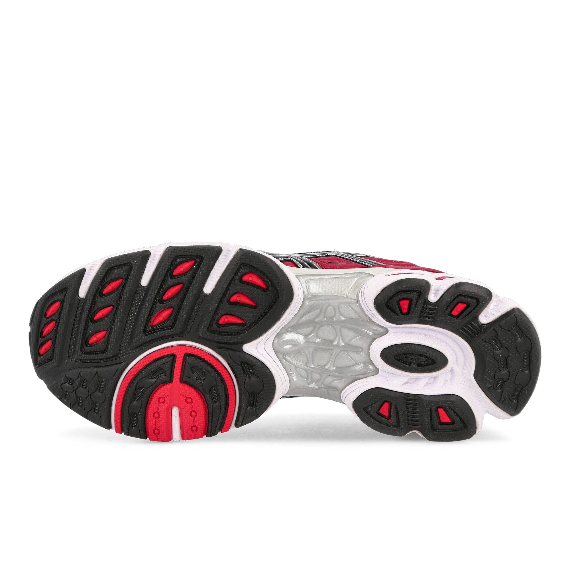 Asics gel-nimbus 9 Pure Silver / Classic Red Sneakers Detail View 1 | Overkill