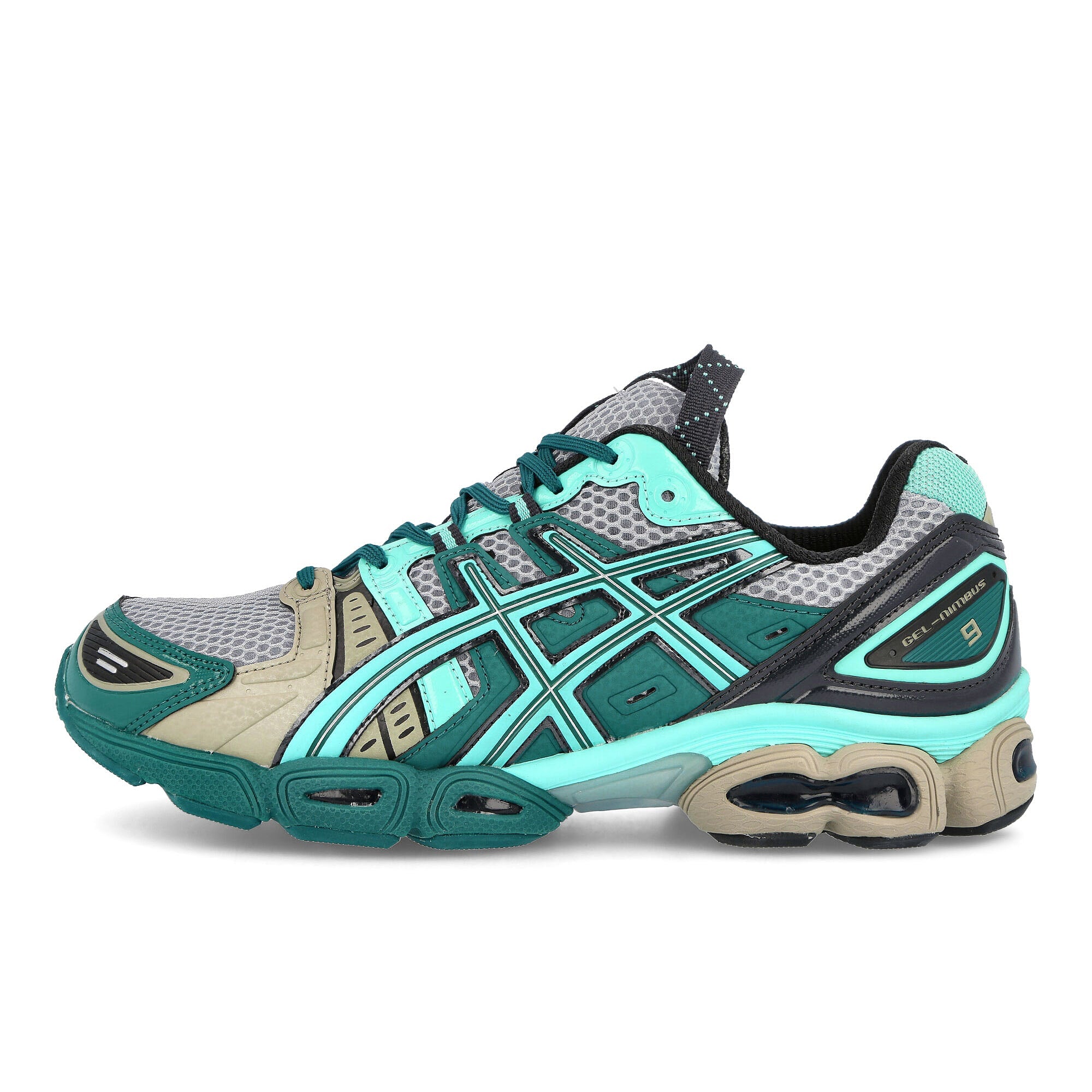 Asics ub3-s gel-nimbus 9 Piedmont Grey-Aruba Blue Sneakers 1201A442-020 | Overkill