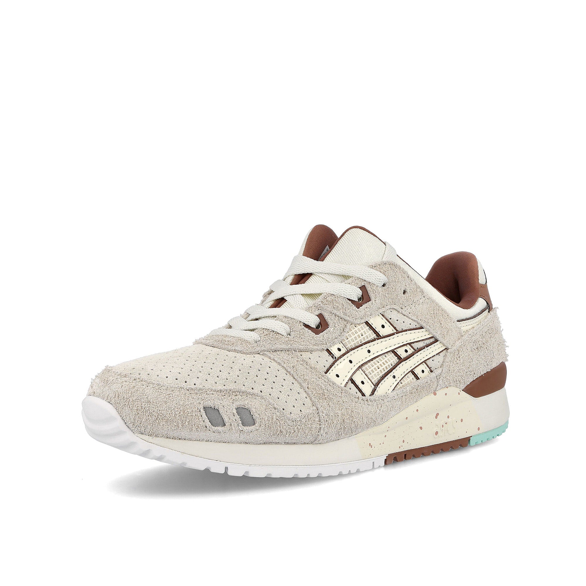 Asics Nice Kicks x Asics Gel Lyte III OG Ivory-Ivory Sneakers Close Up | Overkill