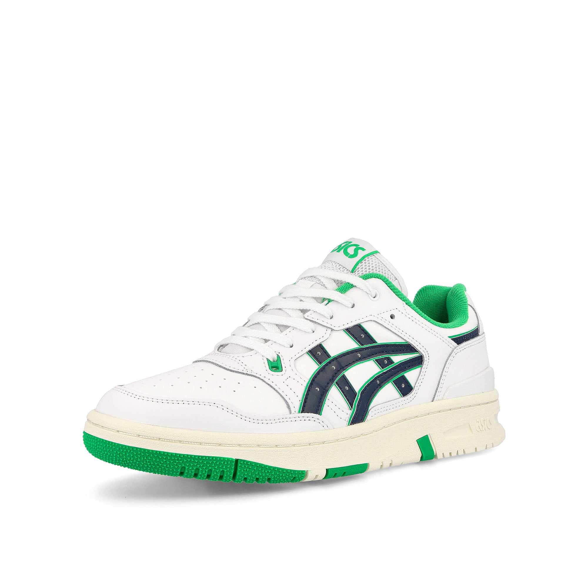 Asics EX89 White-French Blue Low Top Sneakers Close Up | Overkill