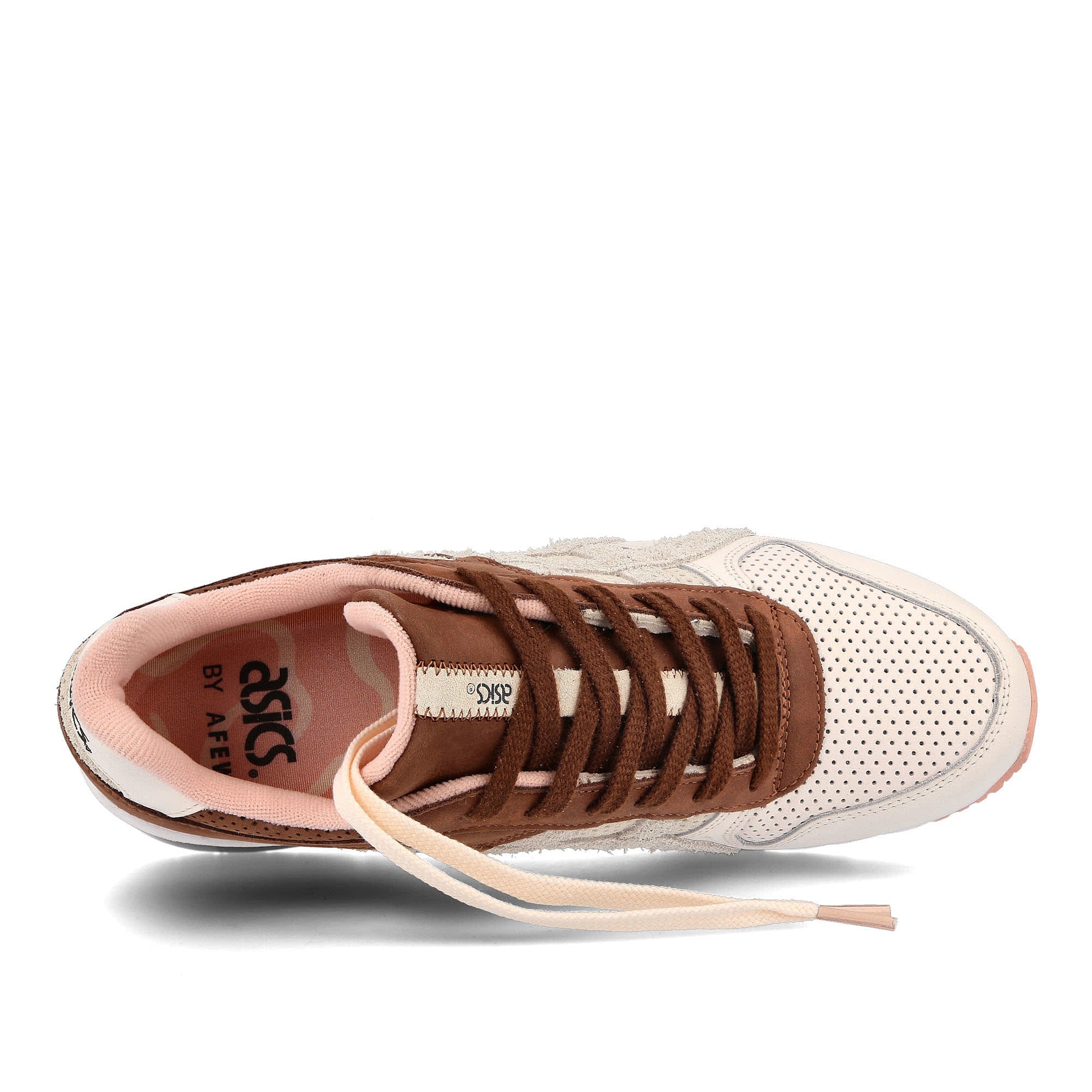 Asics Afew x Asics GT-II Blush / Chocolate Brown Low Top Sneakers Detailfoto | Overkill