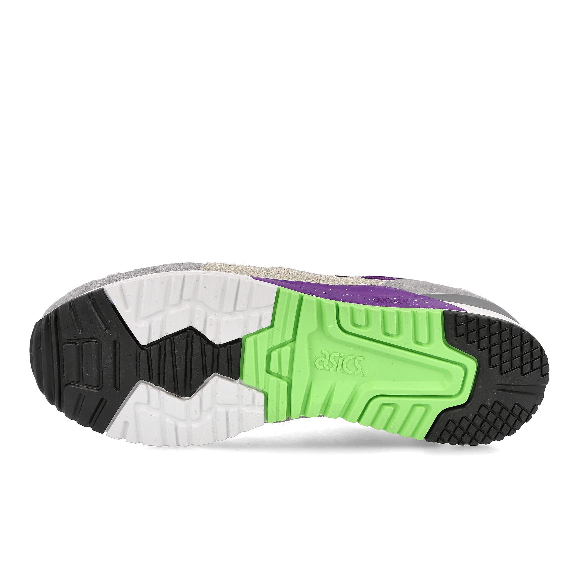 Asics Atmos x Sneaker Freaker x Asics Gel Lyte III OG Sheet Rock / Gentry Purple Detail view 2 | Overkill