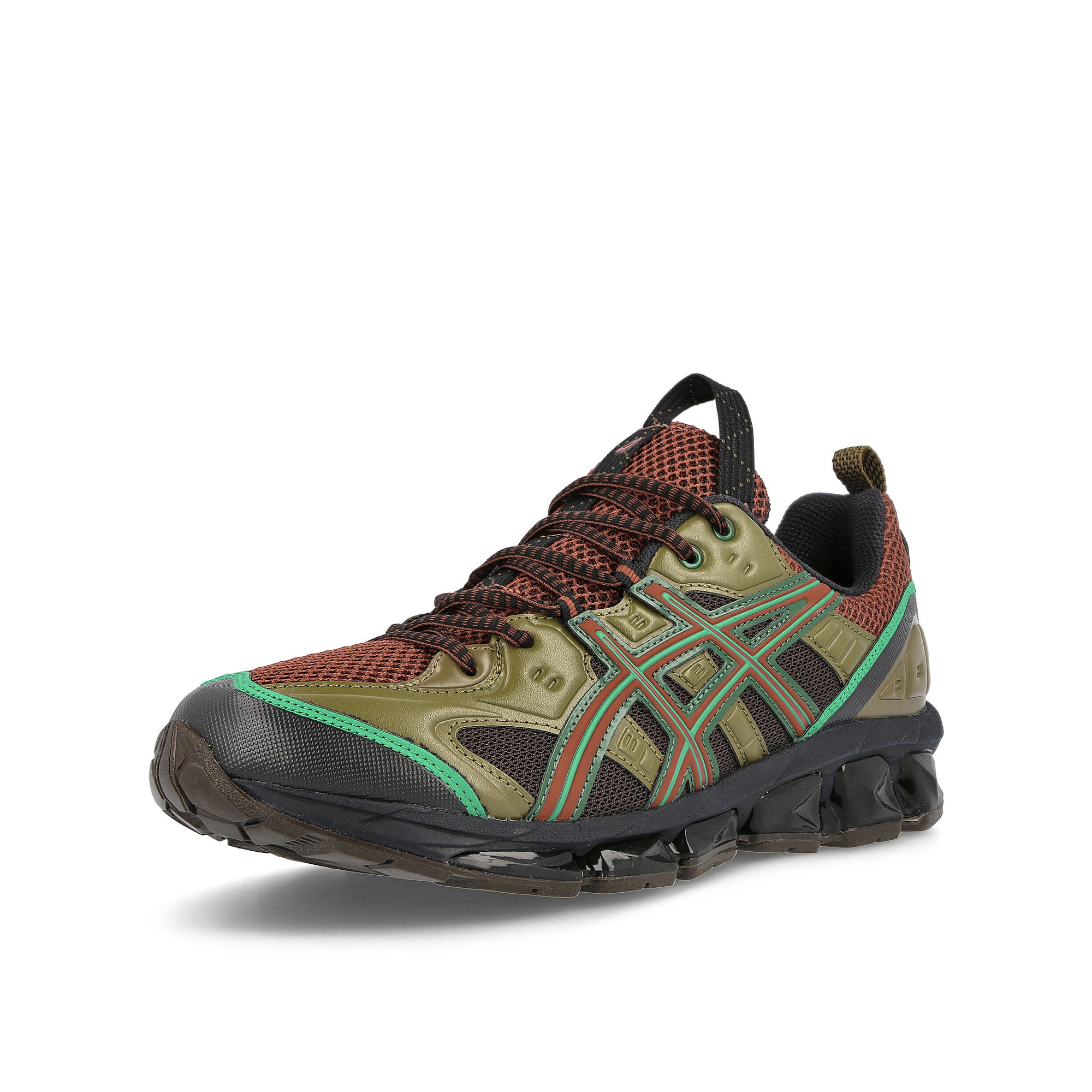 Asics US3-S Gel-Quantum 360 VII Kiso Fir Green / Demitasse Sneakers Close Up | Overkill