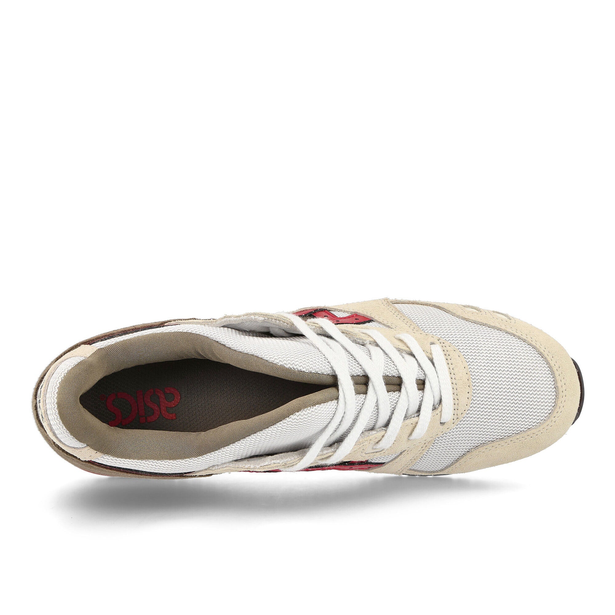 Asics gel lyte iii og Smoke Grey / Red Alert Low Top Sneakers Detailfoto | Overkill