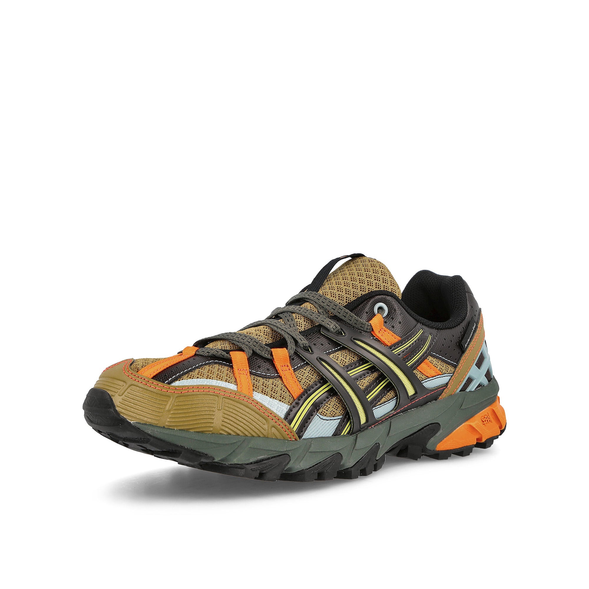 Asics Andersson Bell x Asics Gel-Sonoma 15-50 Olive Oil / Park Brown Low Top Sneakers Close Up | Overkill