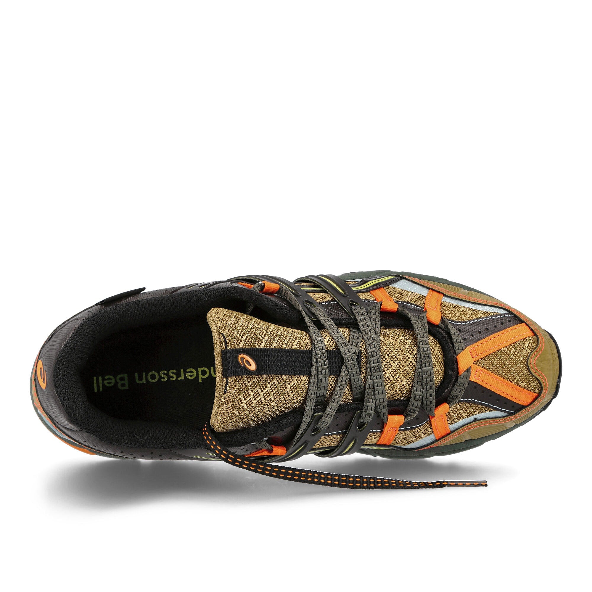 Asics Andersson Bell x Asics Gel-Sonoma 15-50 Olive Oil / Park Brown Low Top Sneakers Detailfoto | Overkill