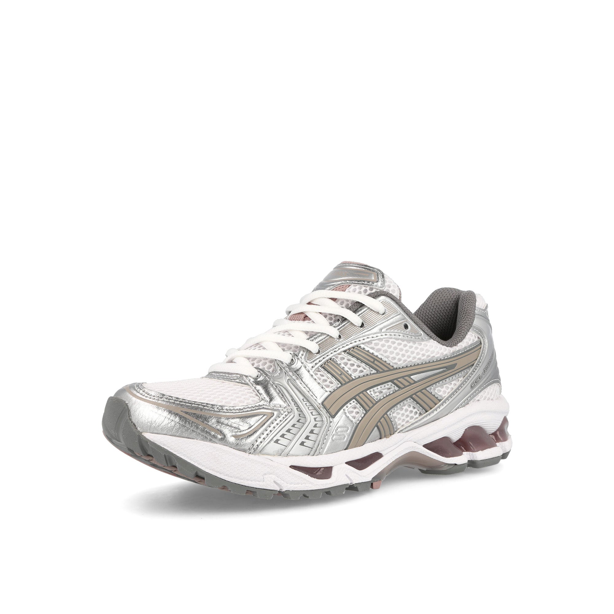 Asics Gel-Kayano 14 White-Moonrock Low Top Sneakers Close Up | Overkill