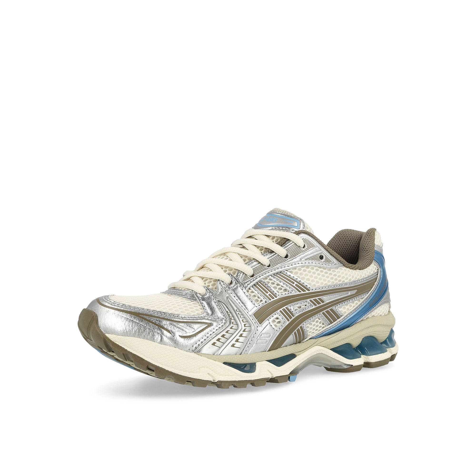 Asics Gel-Kayano 14 Cream / Pepper Low Top Sneakers Close Up | Overkill