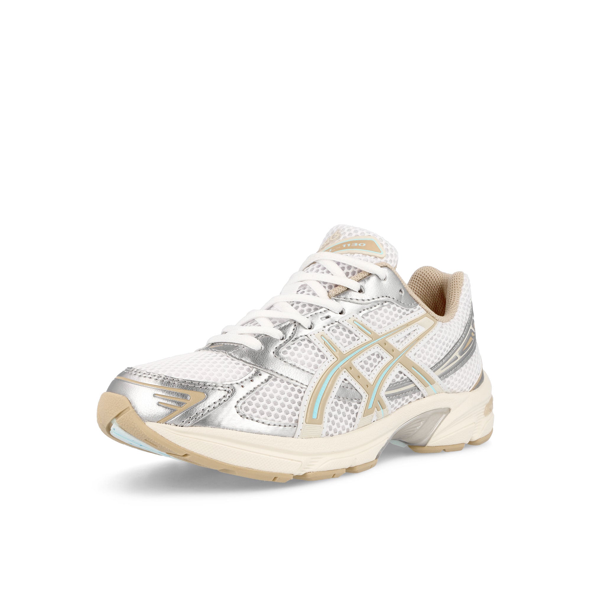 Asics Gel-1130 White / Dune Low Top Sneakers Close Up | Overkill