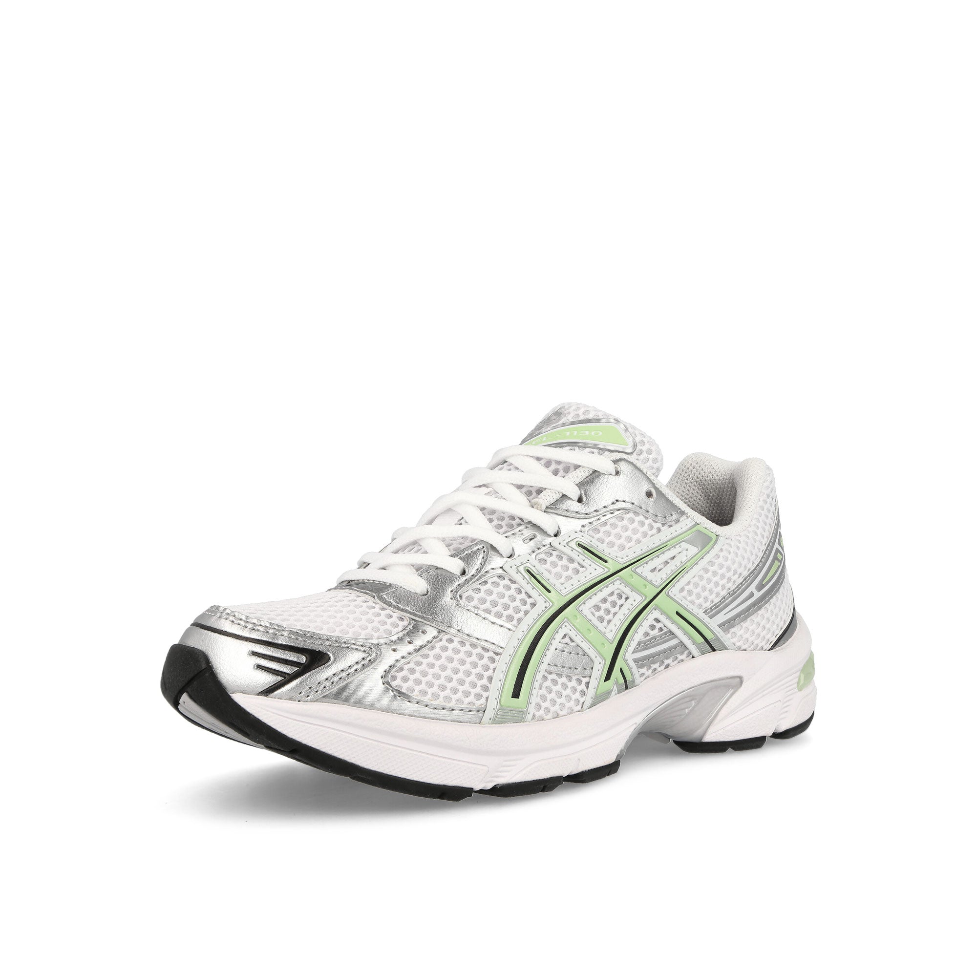 Asics Gel-1130 White / Jade Low Top Sneakers Close Up | Overkill