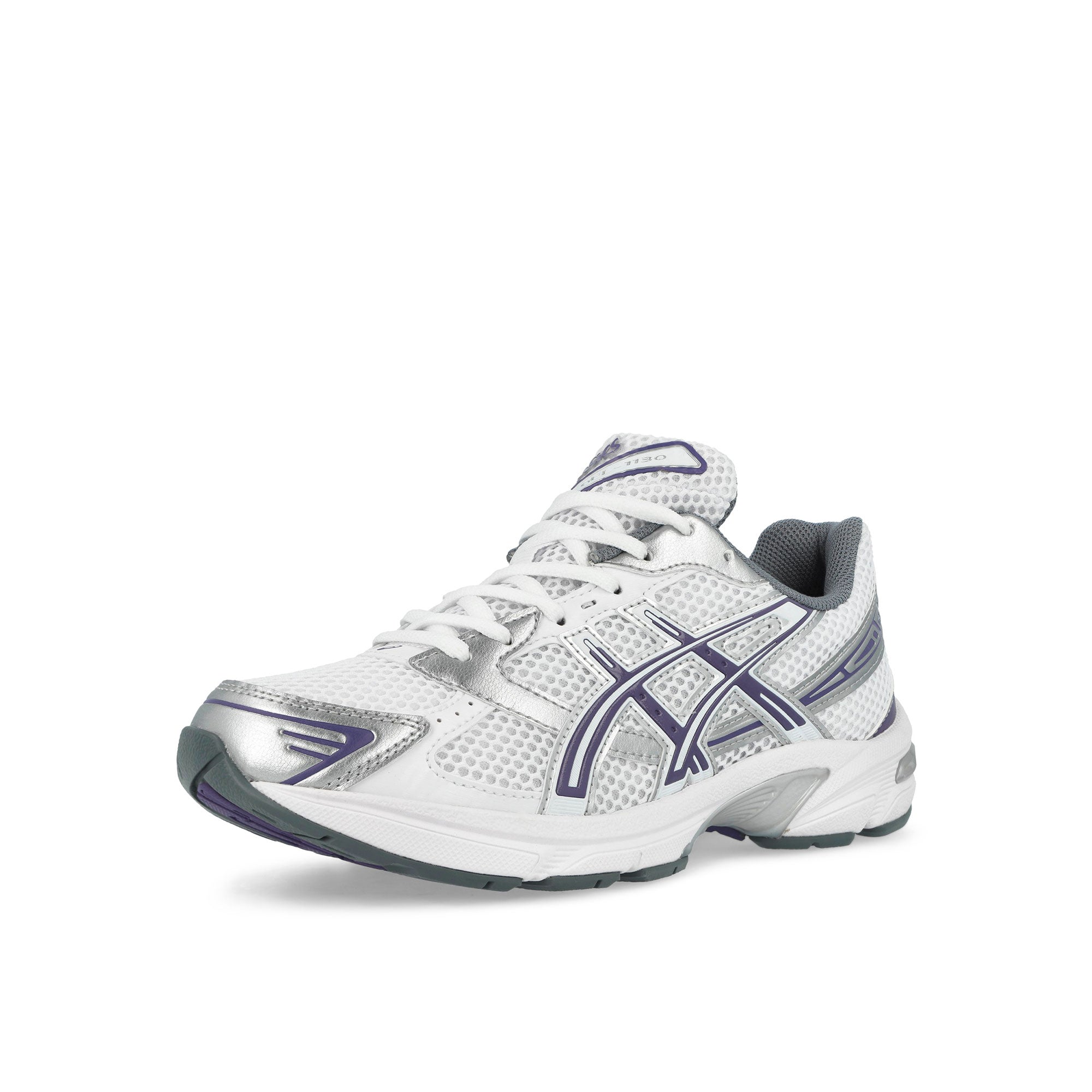 Asics Gel-1130 White / Dusty Purple Low Top Sneakers 1202A164-122 Close-up | Overkill