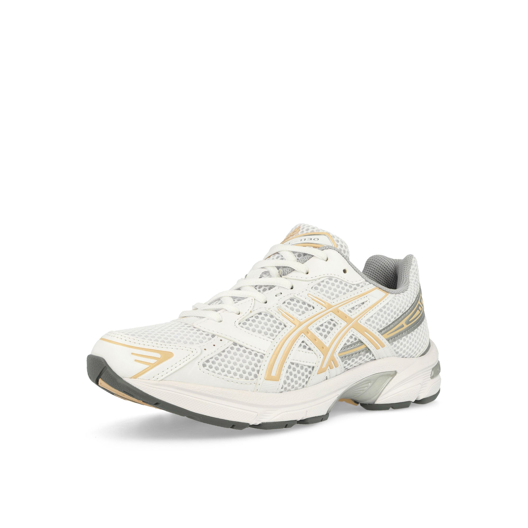 Asics Gel-1130 White / Bisque Low Top Sneakers Close Up | Overkill