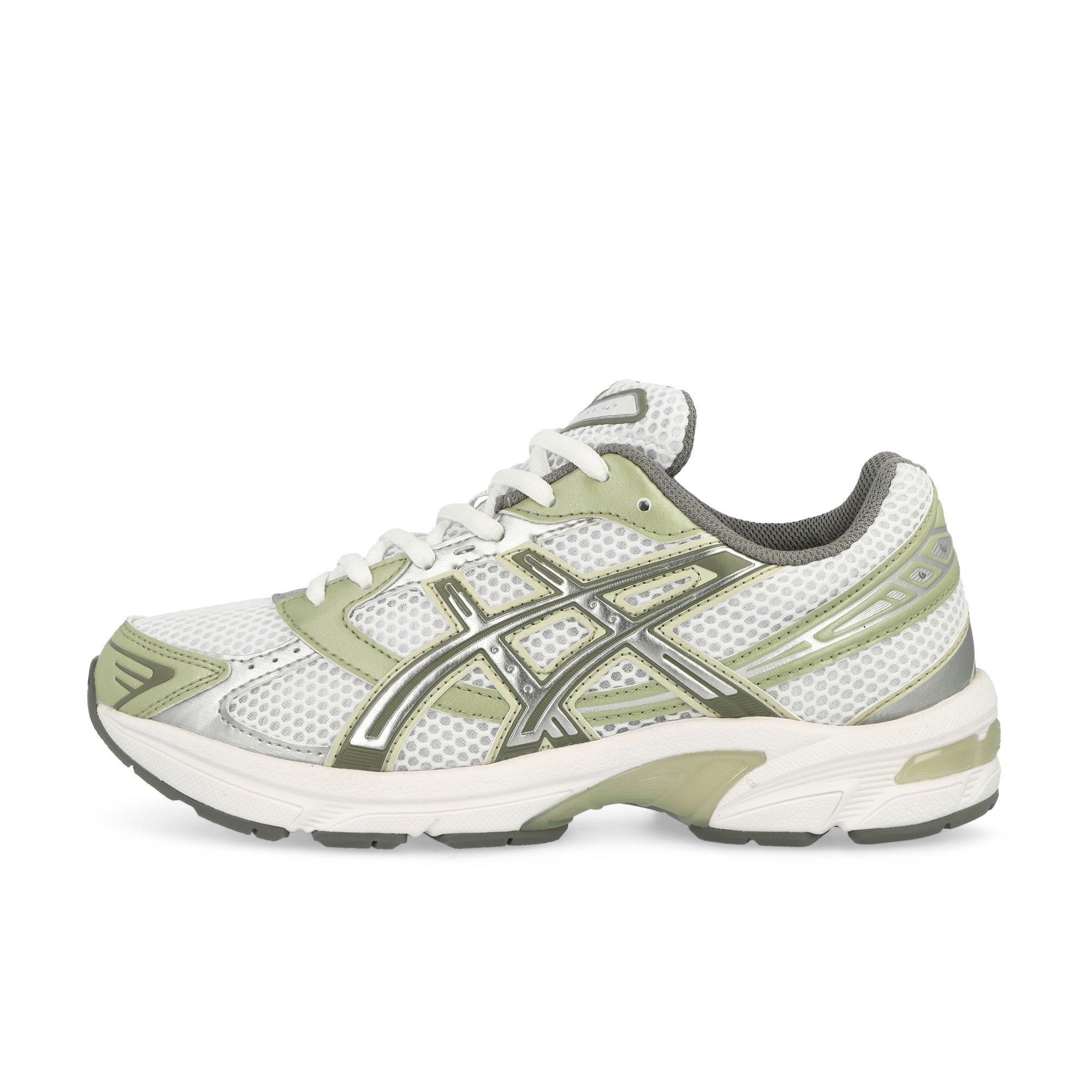 Asics Gel-1130 White / Dried Leaf Green Low Top Sneakers 1202A164-124 | Overkill
