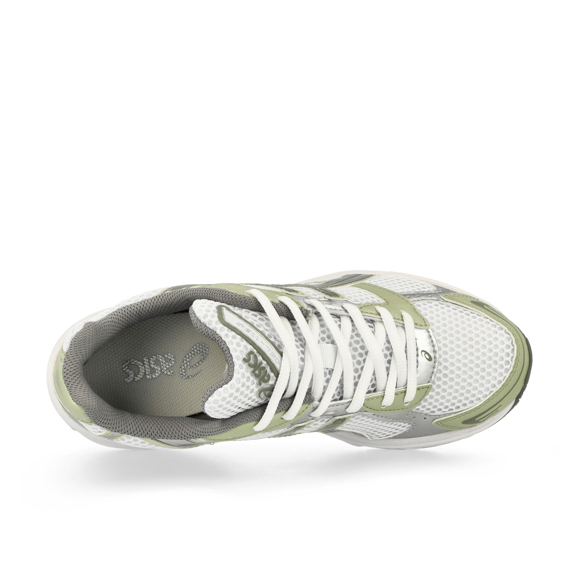 Asics Gel-1130 White / Dried Leaf Green Low Top Sneakers Detailfoto | Overkill