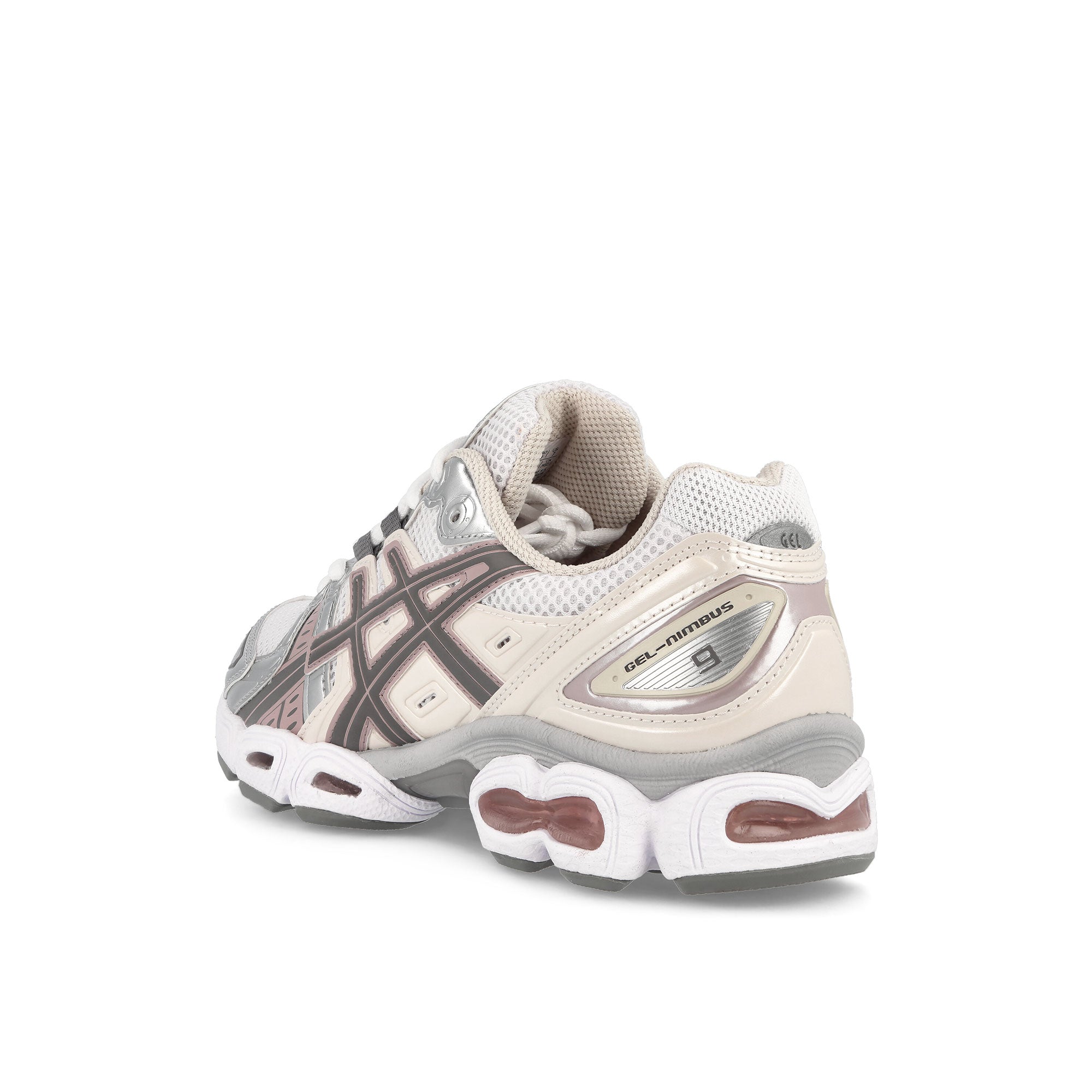 Asics Gel-Nimbus 9 White-Oatmeal Low Top Sneakers Material | Overkill