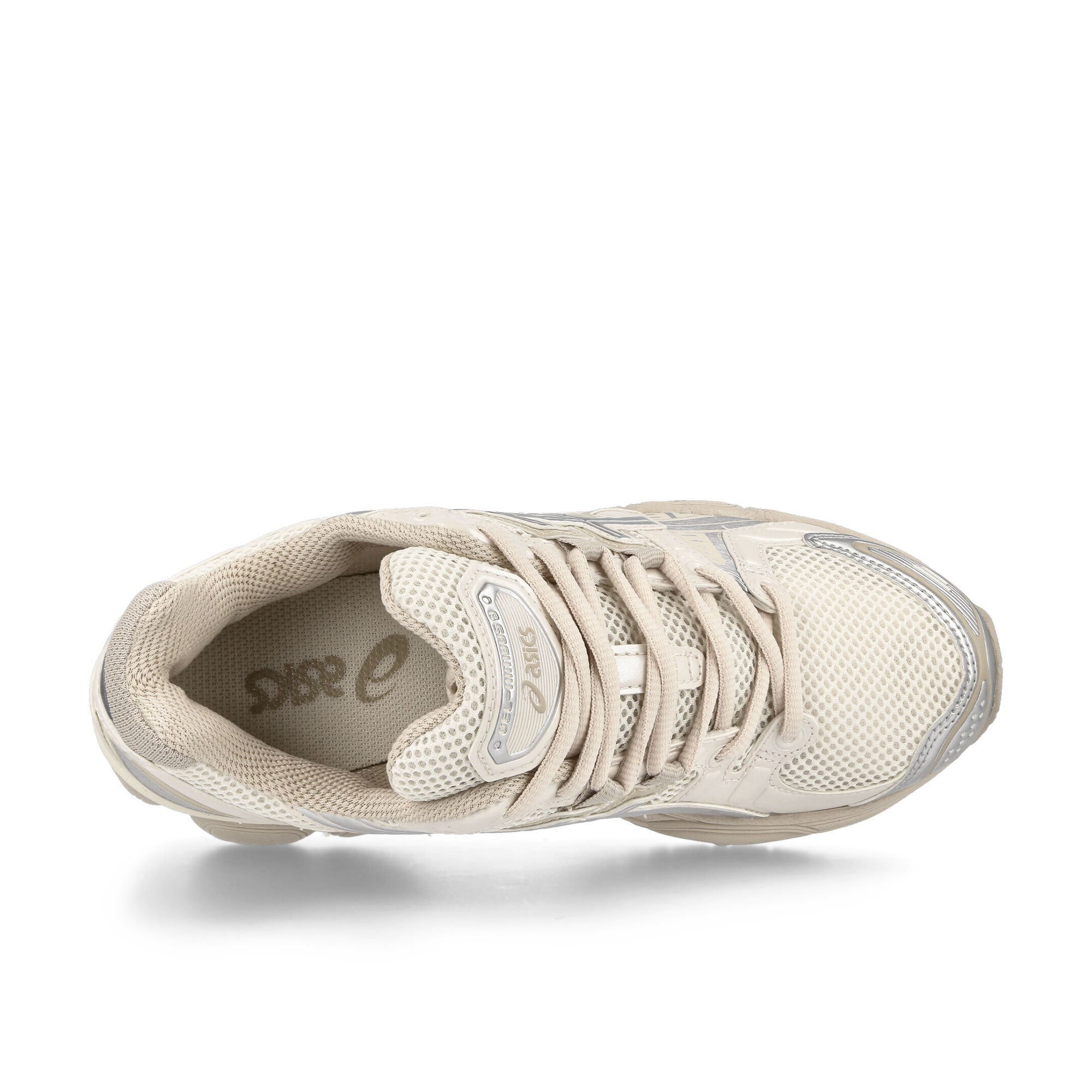 Asics Gel-Nimbus 9 Cream / Mineral Beige Low Top Sneakers Detailfoto | Overkill