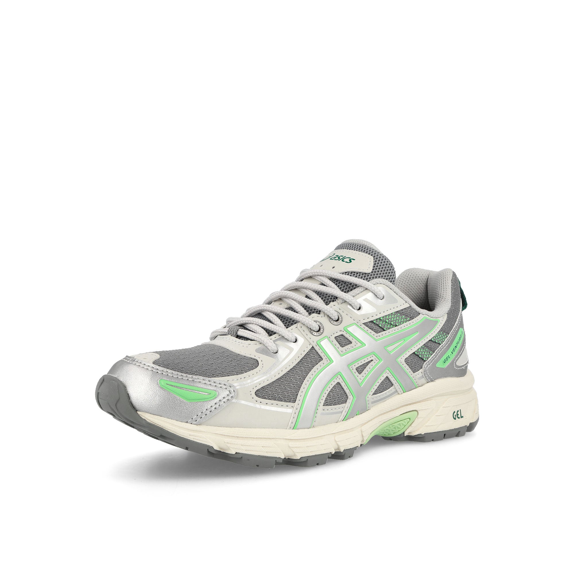 Asics Gel-Venture 6 Sheet Rock / Pure Silver Low Top Sneakers Close Up | Overkill