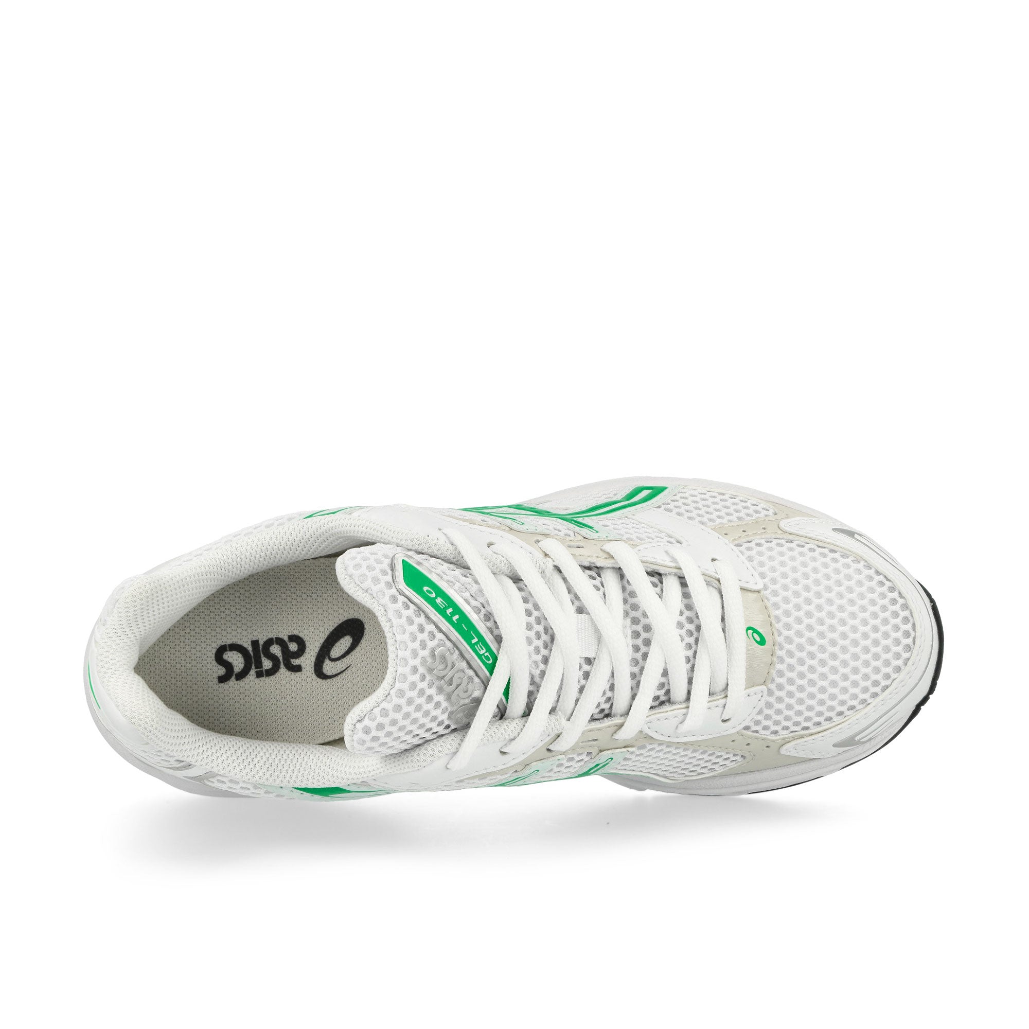 Asics Gel-1130 White / Malachite Green Low Top Sneakers Detailfoto | Overkill