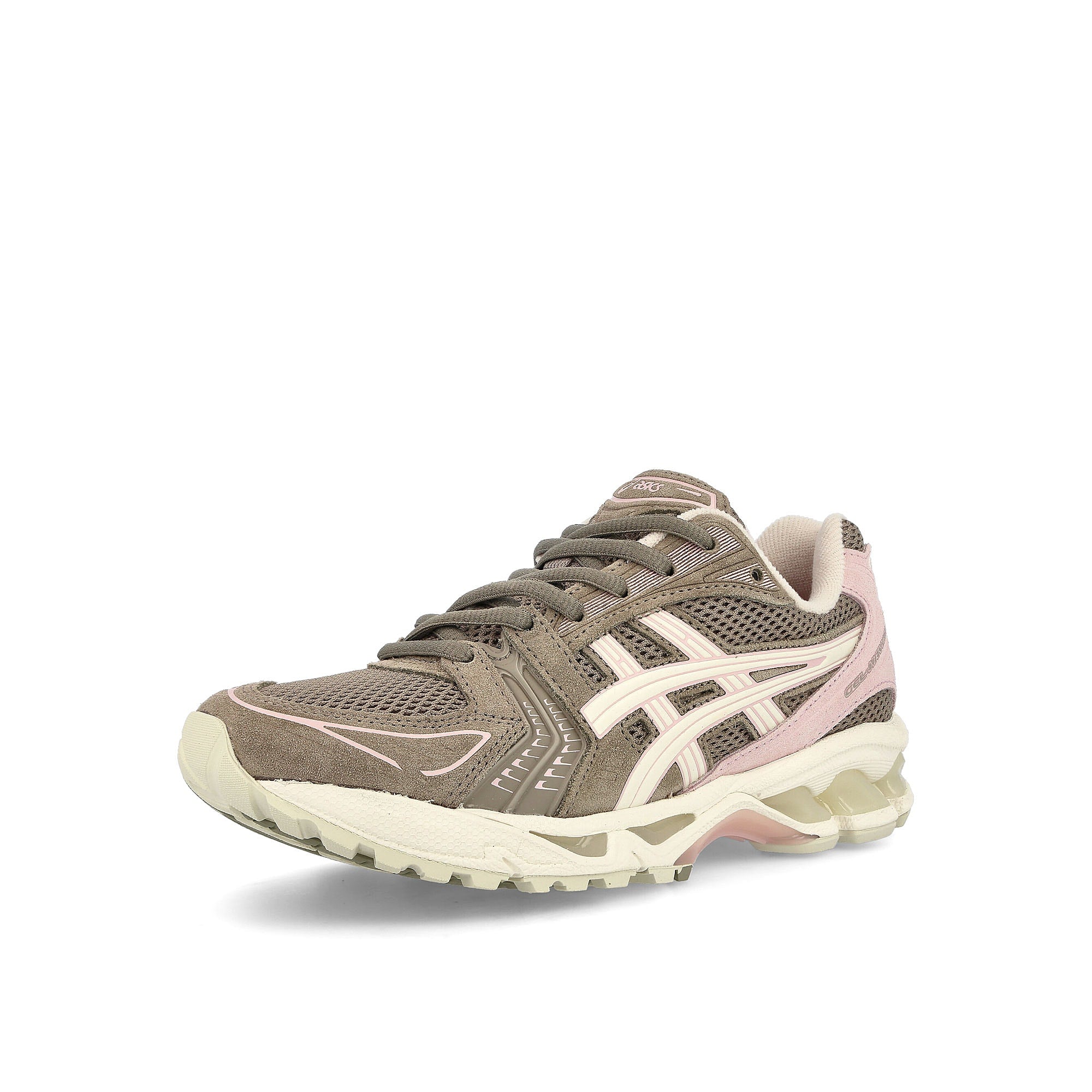 Asics wmns gel-kayano 14 Mink-Cream Sneakers Close Up | Overkill