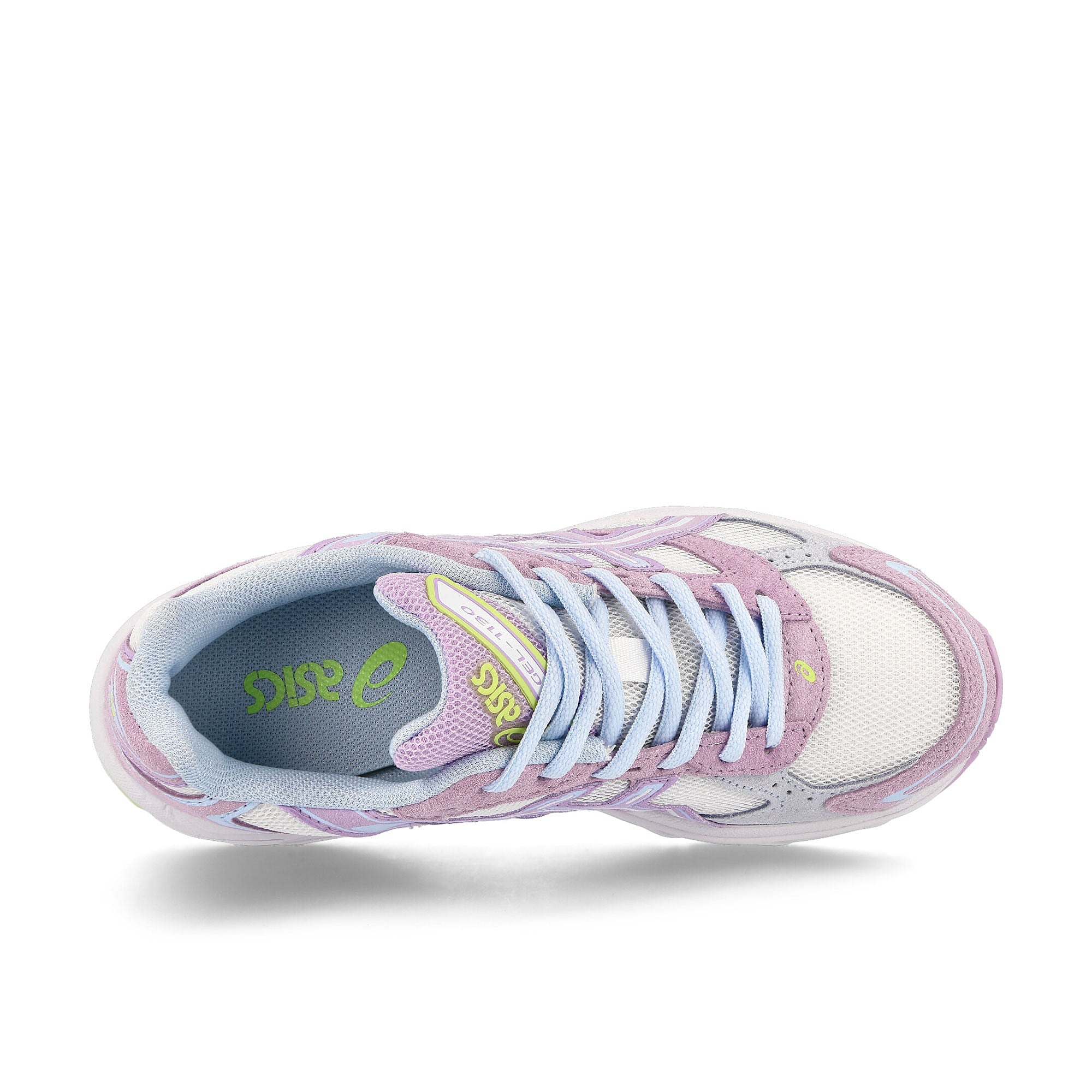 Asics Gel-1130 White-Lilac Tech Low Top Sneakers Detailfoto | Overkill