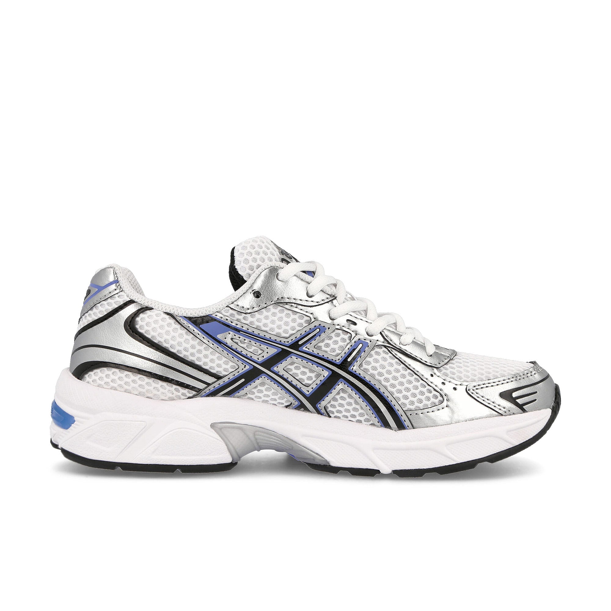 Asics Gel-1130 White / Periwinkle Blue Low Top Sneakers Silhouette | Overkill