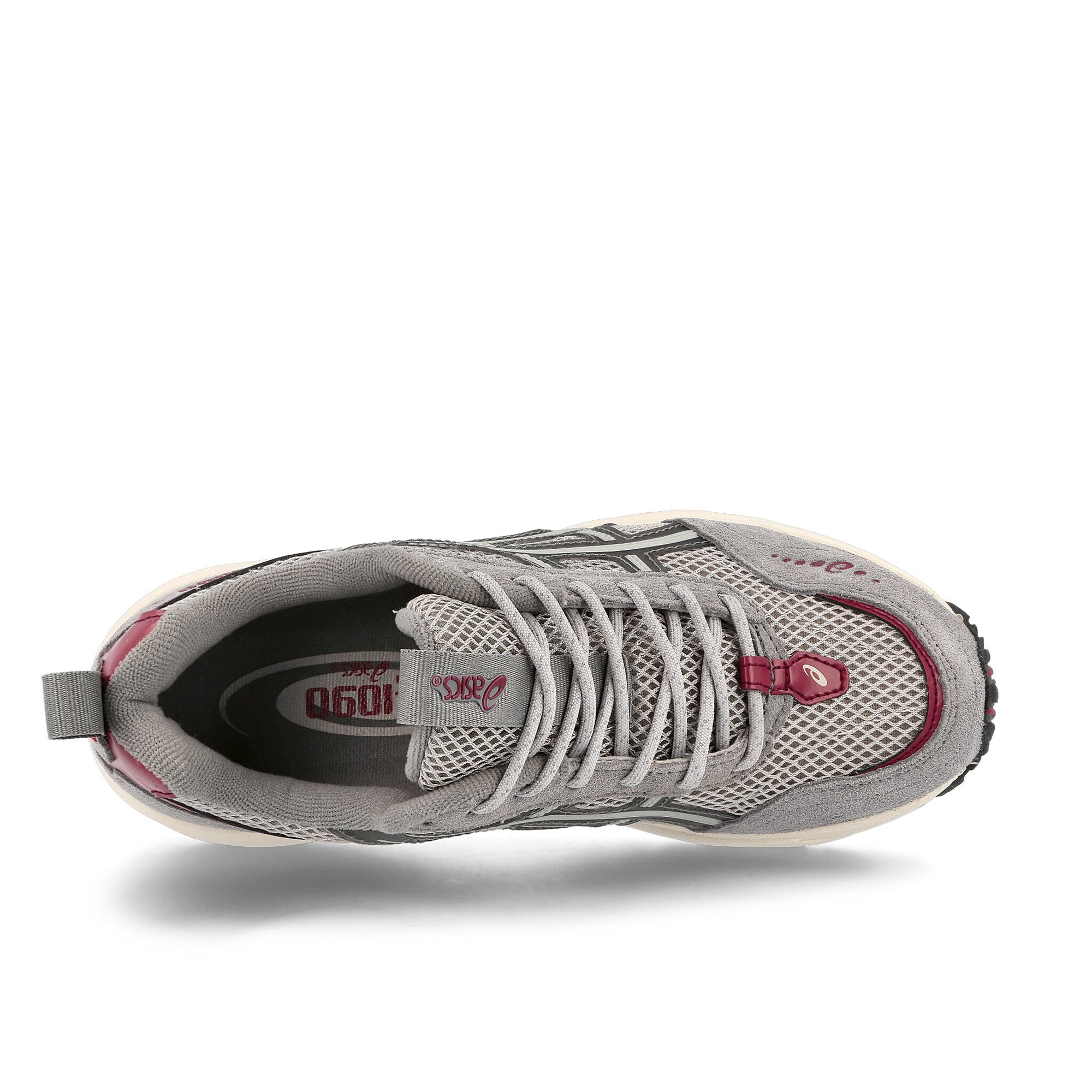 Asics Gel-1090v2 Oyster Grey-Clay Grey Low Top Sneakers Detailfoto | Overkill