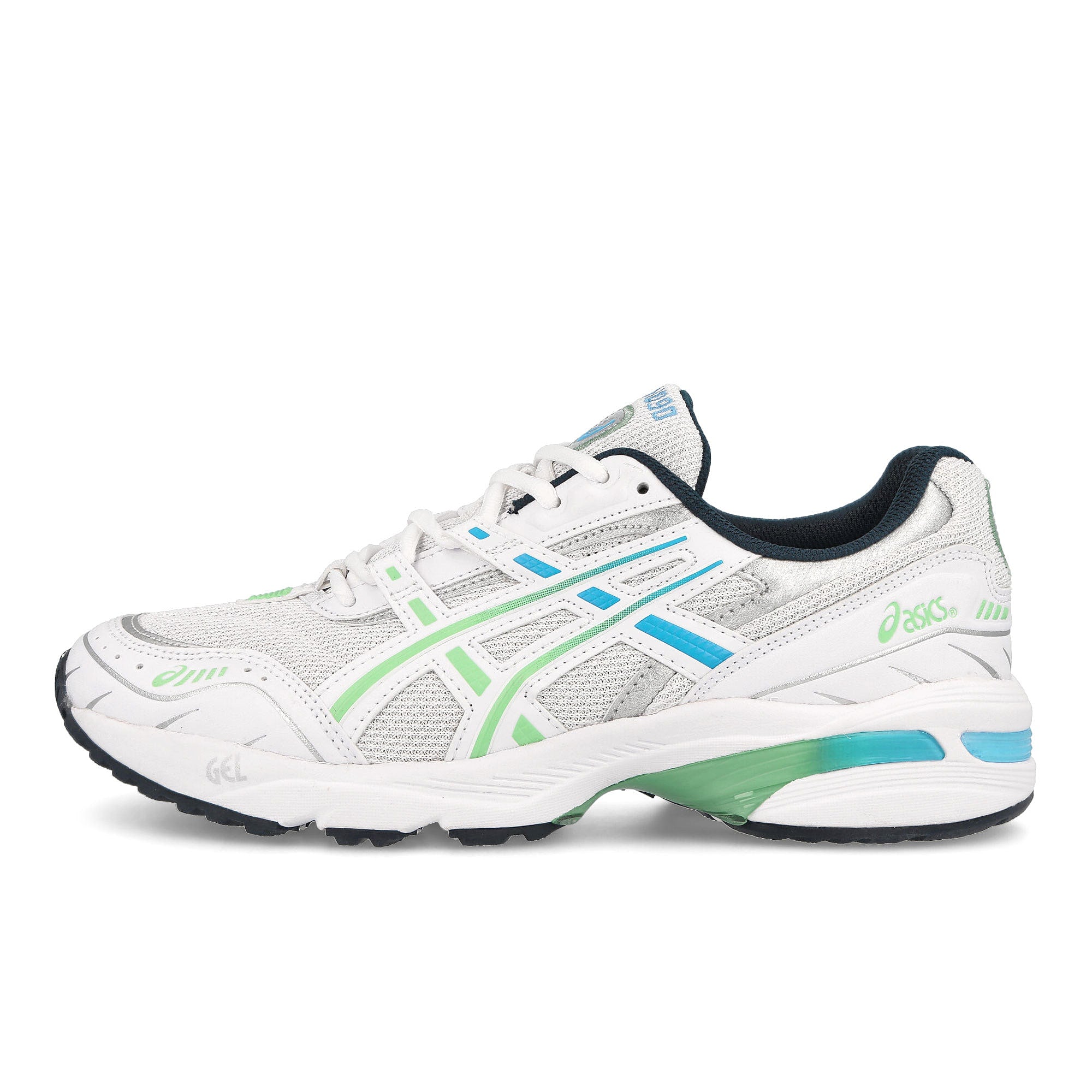 Asics wmns gel-1090 White-Blue Coast Low Top Sneakers 1202A385-100 | Overkill