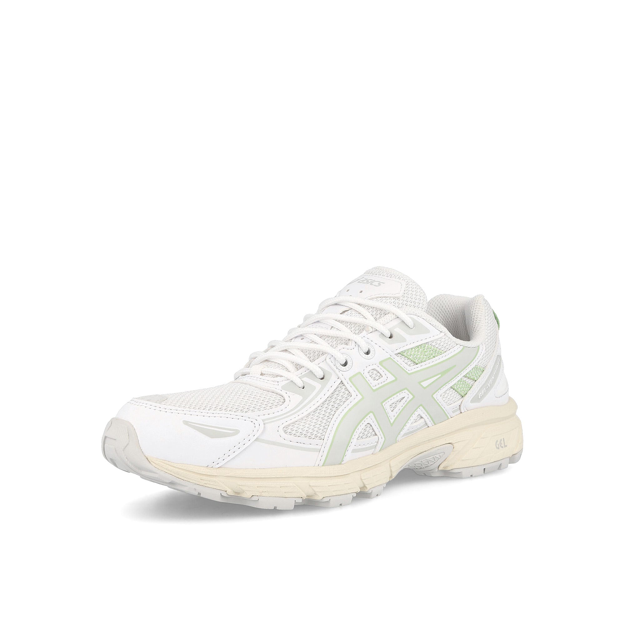 Asics Gel-Venture 6 White-Glacier Grey Low Top Sneakers Close Up | Overkill