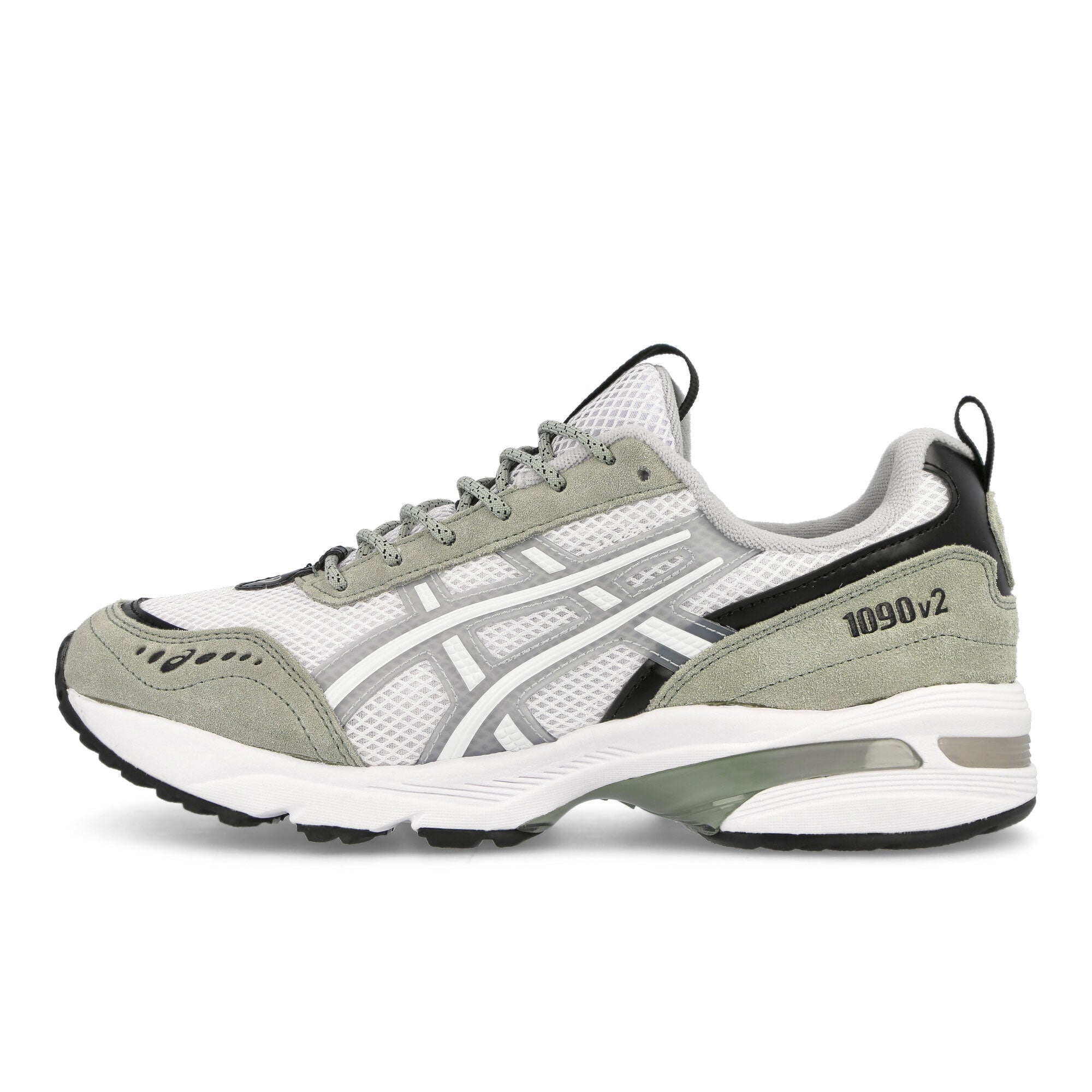 Asics Gel-1090v2 White-Mid Grey Low Top Sneakers 1203A224-104 | Overkill