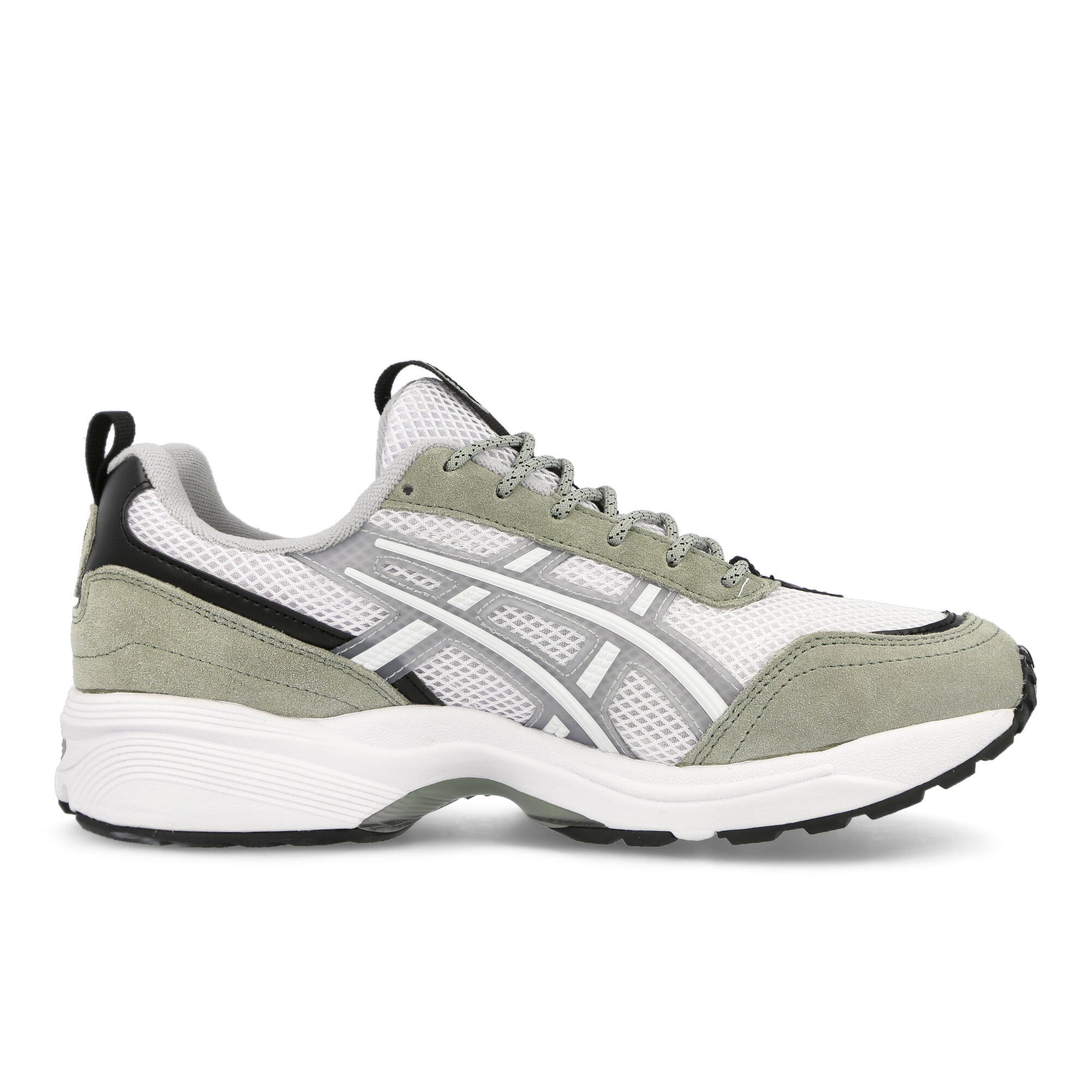 Asics Gel-1090v2 White-Mid Grey Low Top Sneakers Silhouette | Overkill