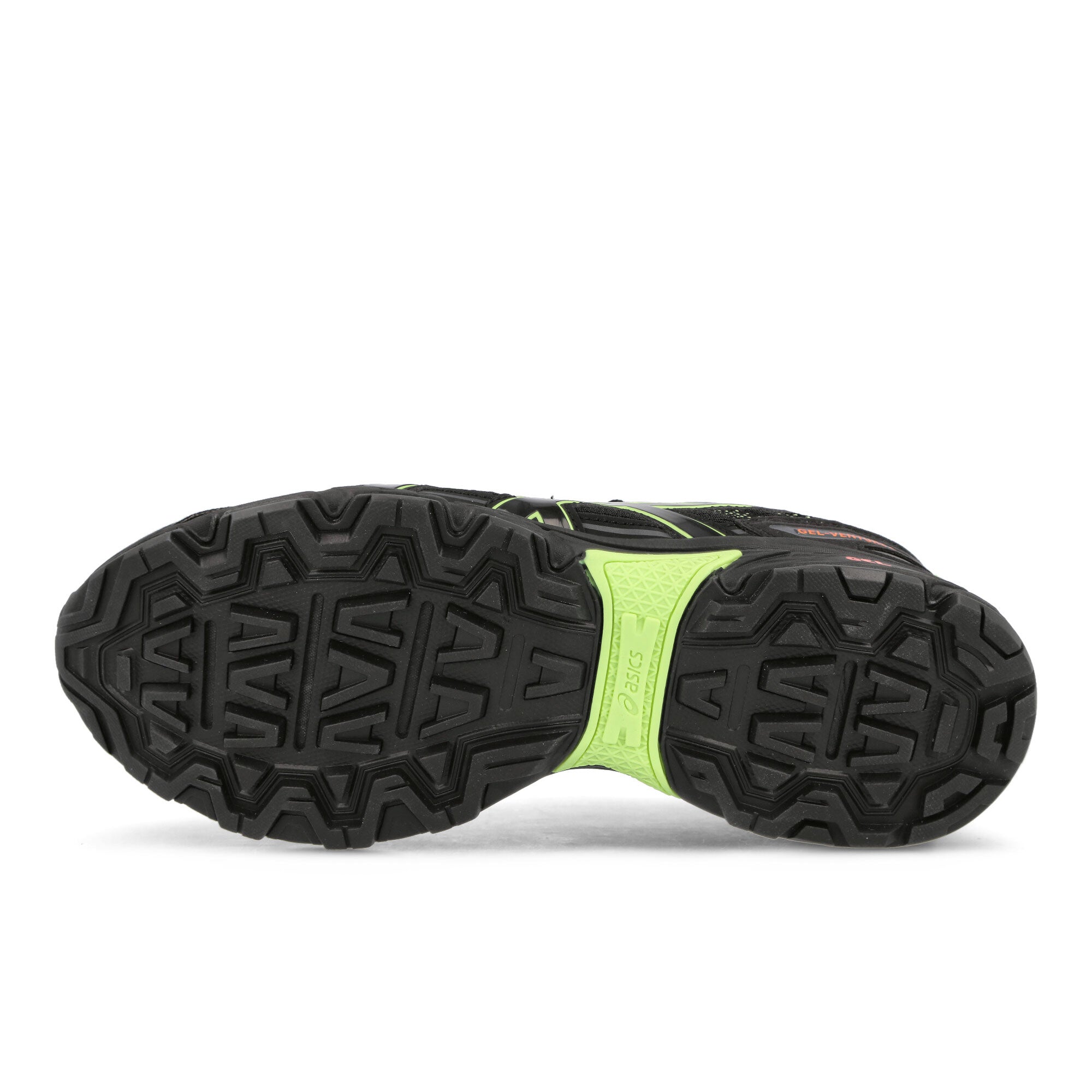 Asics Gel-Venture 6 Black-Lime Green Low Top Sneakers Detail View 1 | Overkill